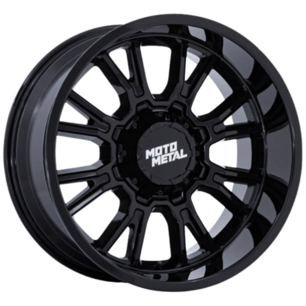 Moto Metal® MO810BX20908020 Aluminum Gloss Black Wheel, 20 in. X 9