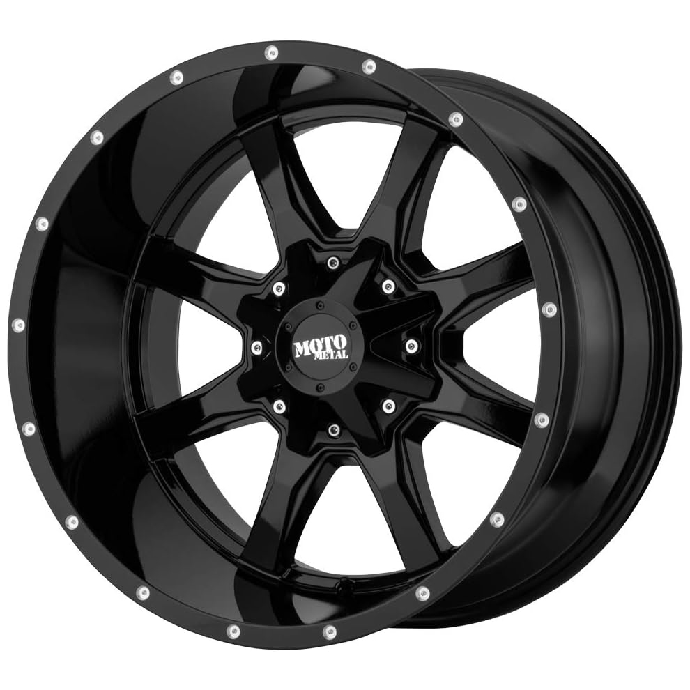 Moto Metal® MO970680783A00US Aluminum Black Wheel, 16 in. X 8 in