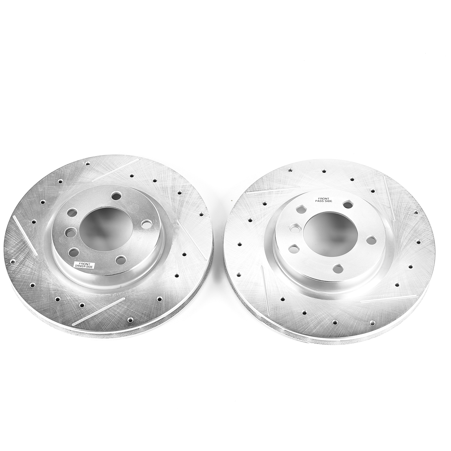 Power Stop EBR613XPR Front Evolution Drilled & Slotted Rotor Pair 