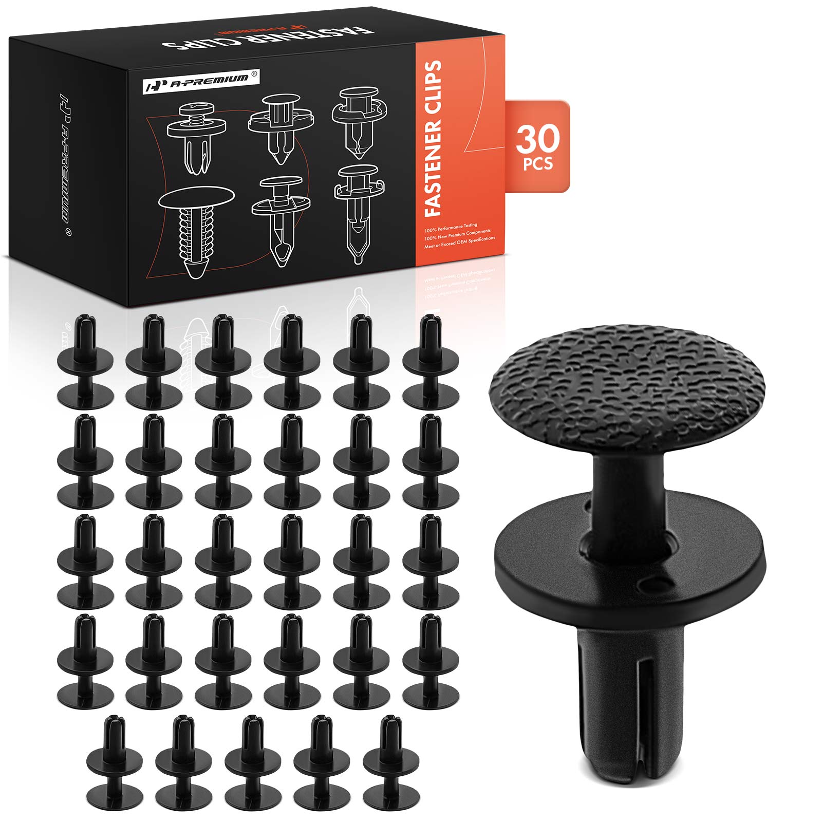 CNIKESIN 50PCS C31 5mm Hole Car Nylon Clips Fastener Auto Ventilated
