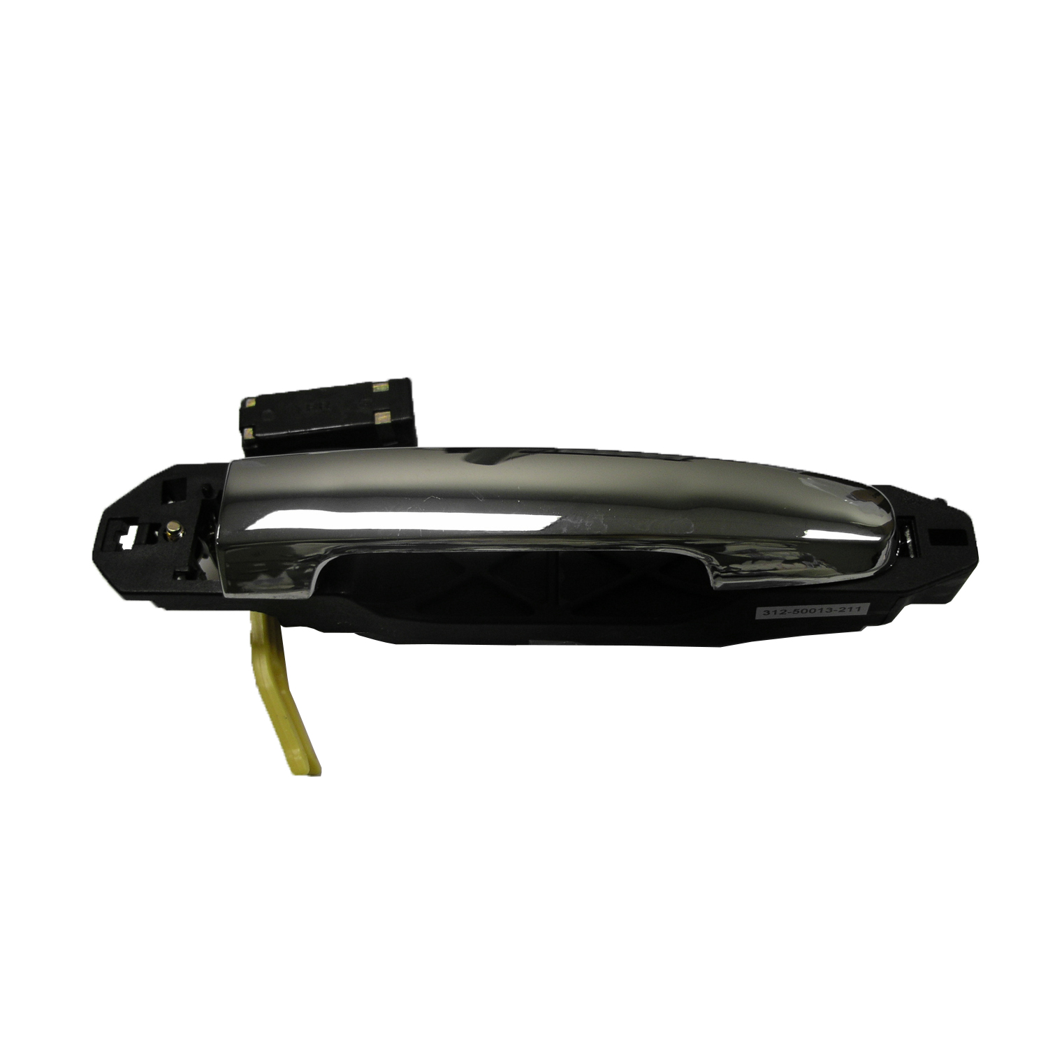 ReplaceXL® Rear, Passenger Side Black Exterior Door Handle, With
