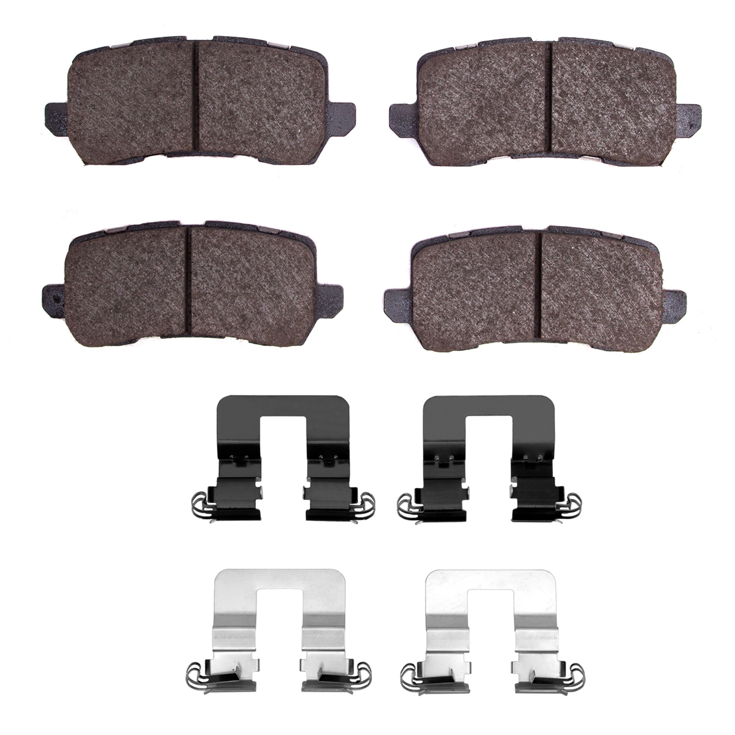 R1 Concepts Brake Pad Set, Rear, 1 Year Limited Warranty 2551-1698-01
