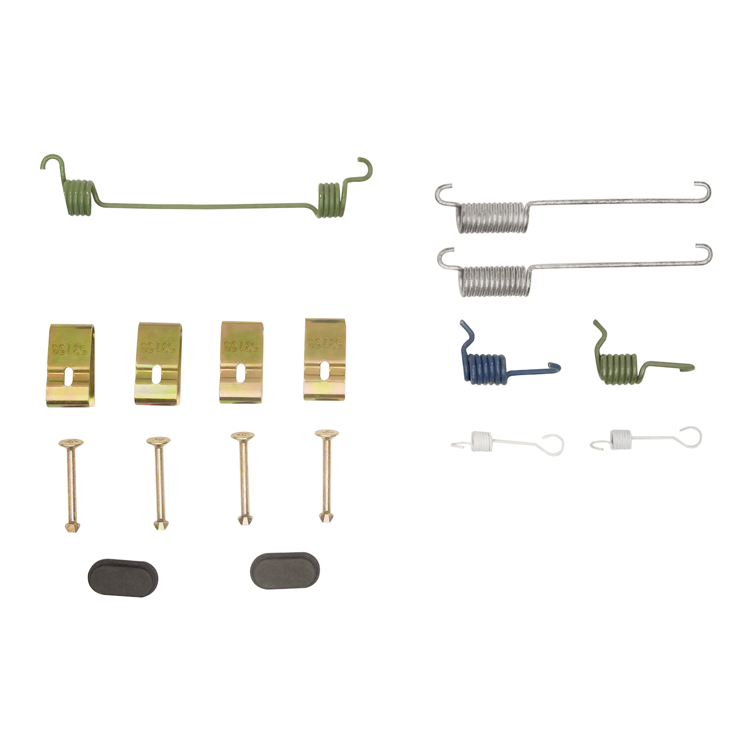 R1 Concepts Drum Brake Hardware Kit, Rear, 1 Year Limited Warranty HK2-39003