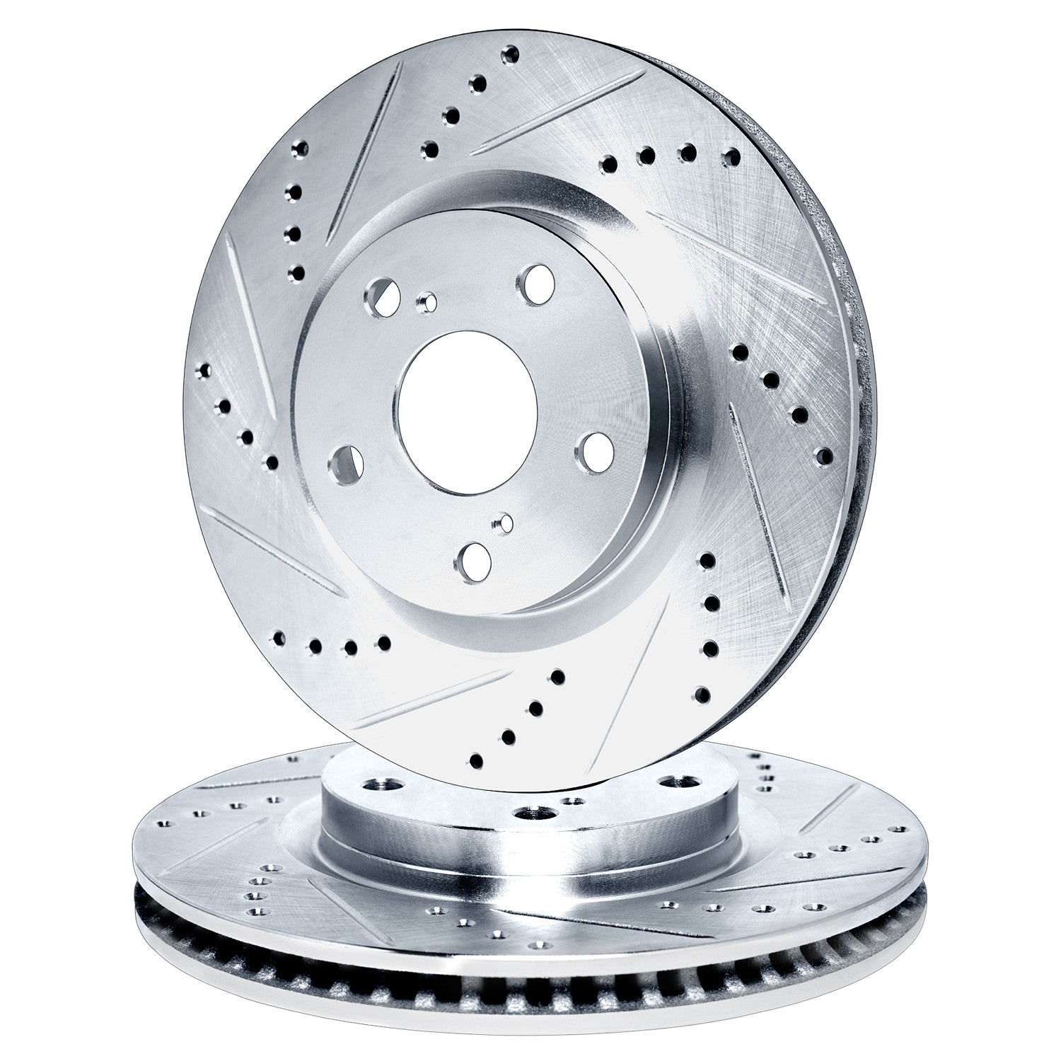 R1 Concepts® WGPN1-31039 Front Brake Disc, Cross-drilled and