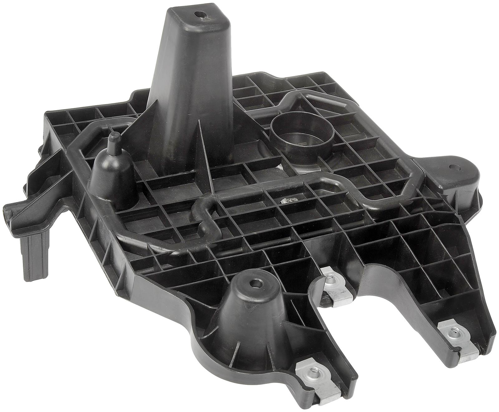 00053 Battery Tray - Black, Plastic and metal, Direct Fit, Sold Individually - Battery Tray Replacement - Battery Tray Replacement - Battery Holder - Tray - Battery Base - A loose battery can lead to acid leaks, damaged terminals or short circuits. This battery tray has undergone fitment and durability testing and offers a cost-effective solution to resecure the battery to the vehicle. - Dodge Nitro 2012-07, Jeep Liberty 2012-07 - Dorman 00053 Battery Tray Replacement Compatible with Select Dodge/Jeep Models - Dorman - HELP Battery Tray 00053
