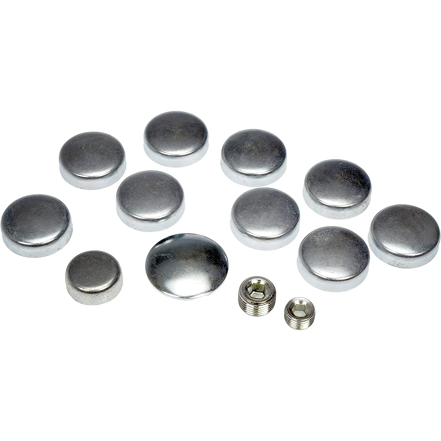 02651 Direct Fit Freeze Plugs, Kit - Chrysler Steel Expansion Plug Kit, 11 Expansion Plugs, 2 Pipe Plugs - Dorman 02651 Chrysler Steel Expansion Plug Kit, 11 Expansion Plugs, 2 Pipe Plugs Compatible with Select Chrysler / Dodge / Plymouth Models - DORMAN Expansion Plug Kit for Chrysler - STEEL EXP PLUG KIT - Chrysler Steel Expansion Plug Kit, 11 Expansion Plugs, 2 Pipe Plugs - Welsh Plug - Freeze Plug - Core Plug - The plugs in this engine expansion plug kit are designed to match the original parts on specified vehicles. Made of quality materials, this kit components are engineered for reliable performance and durability. - Chrysler 1989-74, Chrysler 1972-71, Dodge 1992-57, Plymouth 1989-58