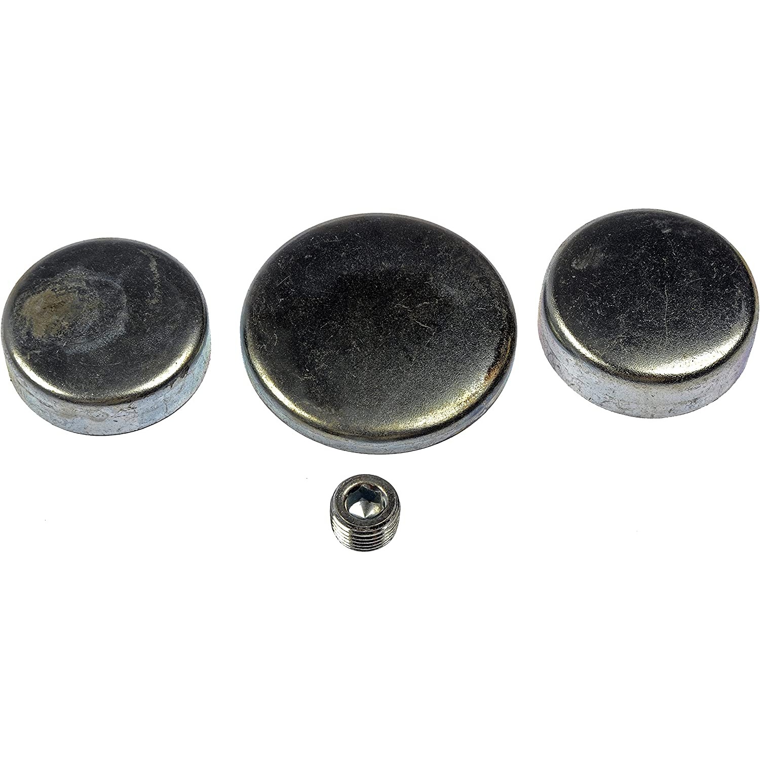 02670 Direct Fit Freeze Plugs, Kit - Dorman 02670 GM Steel Expansion Plug Kit, 13 Expansion Plugs, 7 Pipe Plugs Compatible with Select Chevrolet / GMC Models - Dorman Freeze Plug 02670 - GM Steel Expansion Plug Kit, 13 Expansion Plugs, 7 Pipe Plugs - STEEL EXP PLUG KIT - GM Steel Expansion Plug Kit, 13 Expansion Plugs, 7 Pipe Plugs - Freeze Plug - Welsh Plug - Core Plug - The plugs in this engine expansion plug kit are designed to match the original parts on specified vehicles. Made of quality materials, this kit components are engineered for reliable performance and durability. - Chevrolet 2000-66, GMC 2000-68