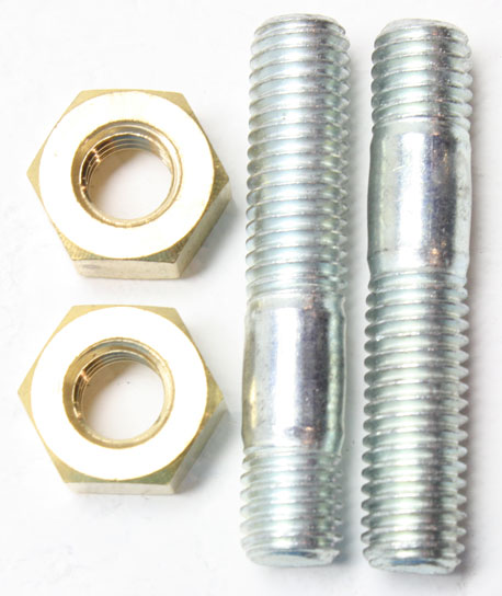 03104 Help Series Exhaust Stud - Direct Fit, Kit - Dorman 03104 Front Exhaust Flange Stud Kit – M10 – 1.50 x 52 mm Compatible with Select Ford / Infiniti / Nissan Models - Exhaust Flange Stud Kit - M10 - 1.50 x 52 mm - EXHST FLNGE HARDWARE - Exhaust Flange Stud Kit - M10 - 1.50 x 52 mm - Exhaust Flange Hardware - Exhaust Flange Bolt - Exhaust Flange Nut - This exhaust flange stud and nut are designed to match the fit and function of the original hardware on specified vehicles. Made of quality materials, this hardware is engineered for reliable performance. - Ford 1974-71, Infiniti 2019-90, Nissan 2018-75