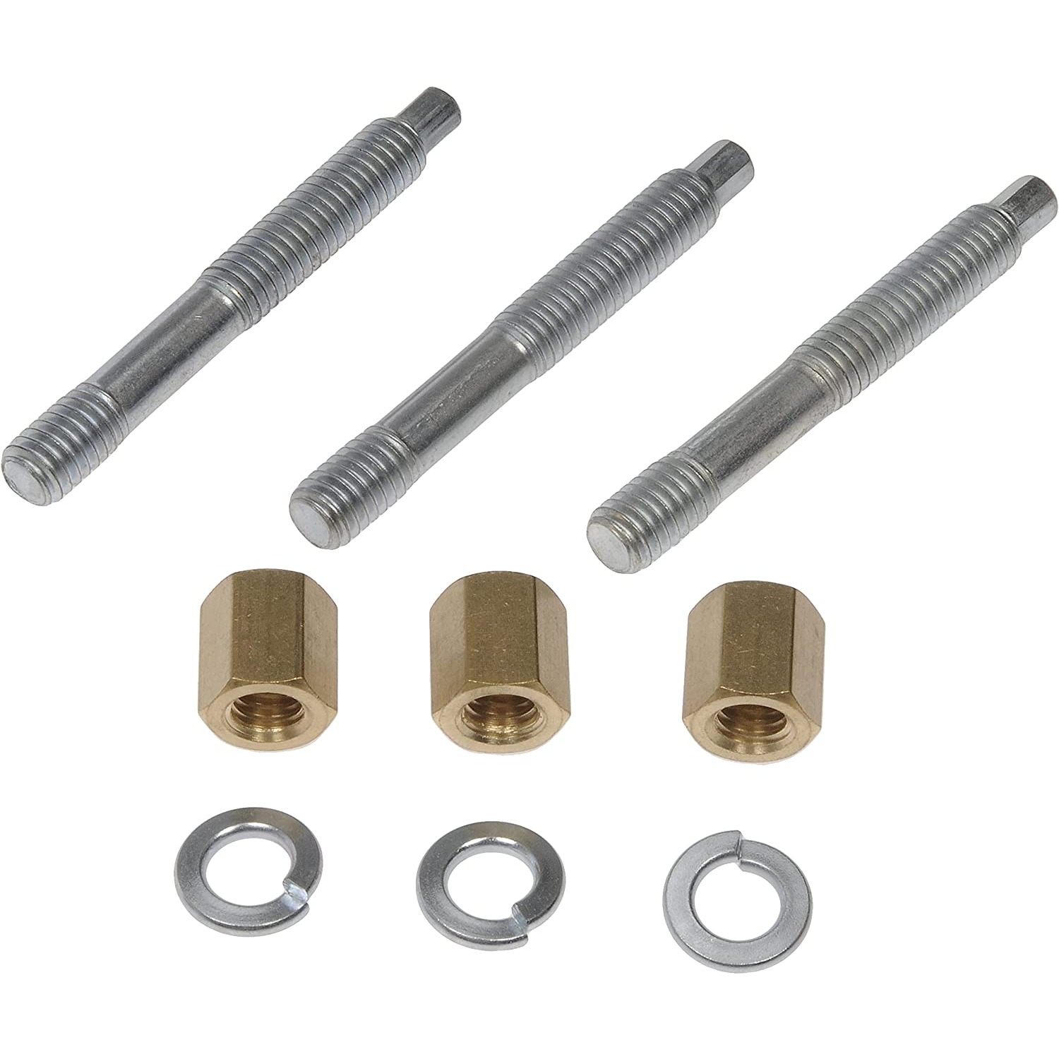 03113 Help Series Exhaust Stud - Direct Fit, Kit - Dorman 03113 Front Exhaust Manifold Stud Kit - 3/8-16 x 3-1/4 In. Compatible with Select Models - Dorman - HELP Exhaust Flange Stud and Nut 03113 - Exhaust Manifold Stud Kit - 3/8-16 x 3-1/4 In.