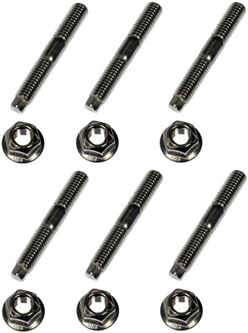 03411HP Help Series Exhaust Manifold Hardware - Dorman 03411HP Exhaust Manifold Mount Hardware - M8-1.25mm Stainless Steel Compatible with Select Ford/Lincoln/Mercury Models (OE FIX) - Dorman - HELP Exhaust Manifold Hardware Kit 03411HP - Exhaust Manifold Mount Hardware - M8-1.25mm Stainless Steel