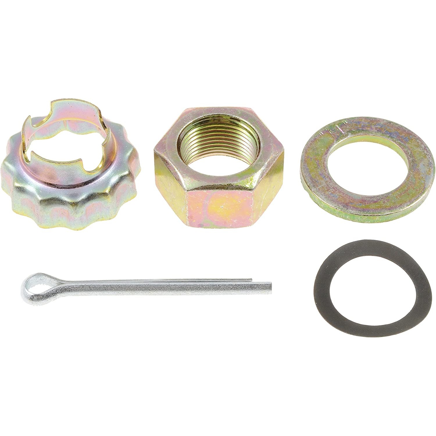 04983 Spindle Nut - Direct Fit - Dorman 04983 Spindle Nut Kit Compatible with Select Models - Spindle Nut Kit