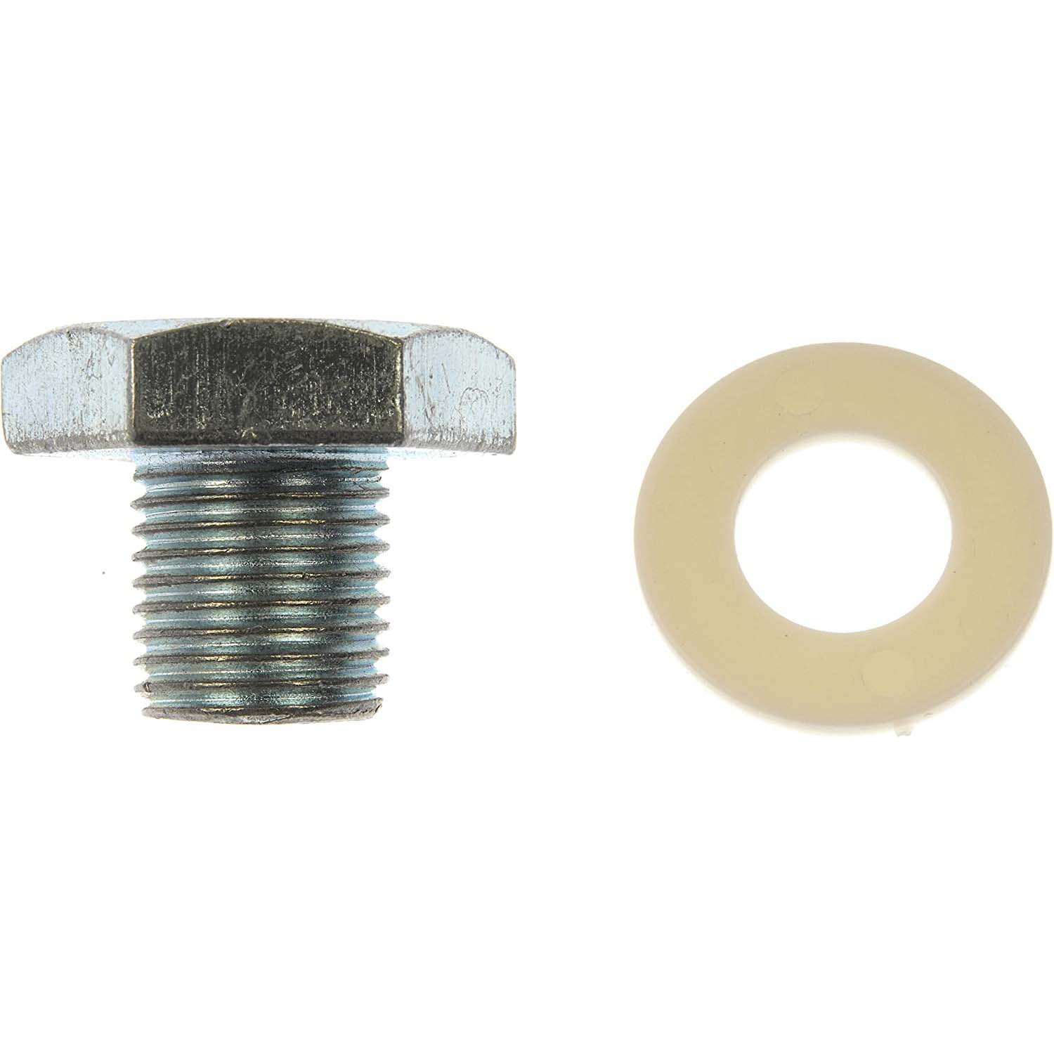 090-005.1 AutoGrade Series Oil Drain Plug - Natural, Steel, Standard, Direct Fit, Sold Individually - Dorman 090-005.1 Oil Drain Plug Standard 1/2-20, Head Size 7/8 In. Compatible with Select Models - DORMAN 1/2"-20 Engine Oil Drain Plug for Ford - Silver - Dorman Engine Oil Drain Plug 090-005.1 - OIL DRAIN PLUG - Oil Drain Plug Standard 1/2-20, Head Size 7/8 In. - Oil Pan Drain Plug - This replacement engine oil drain plug is a direct replacement for a damaged or worn original equipment drain plug, precisely matching the thread pitch to ensure a quality seal. - American Motors Corporation (AMC) 1988-64, Ford Motor Company 1996-54, Navistar 1980-68 - Oil Drain Plug Standard 1/2-20, Head Size 7/8 In.