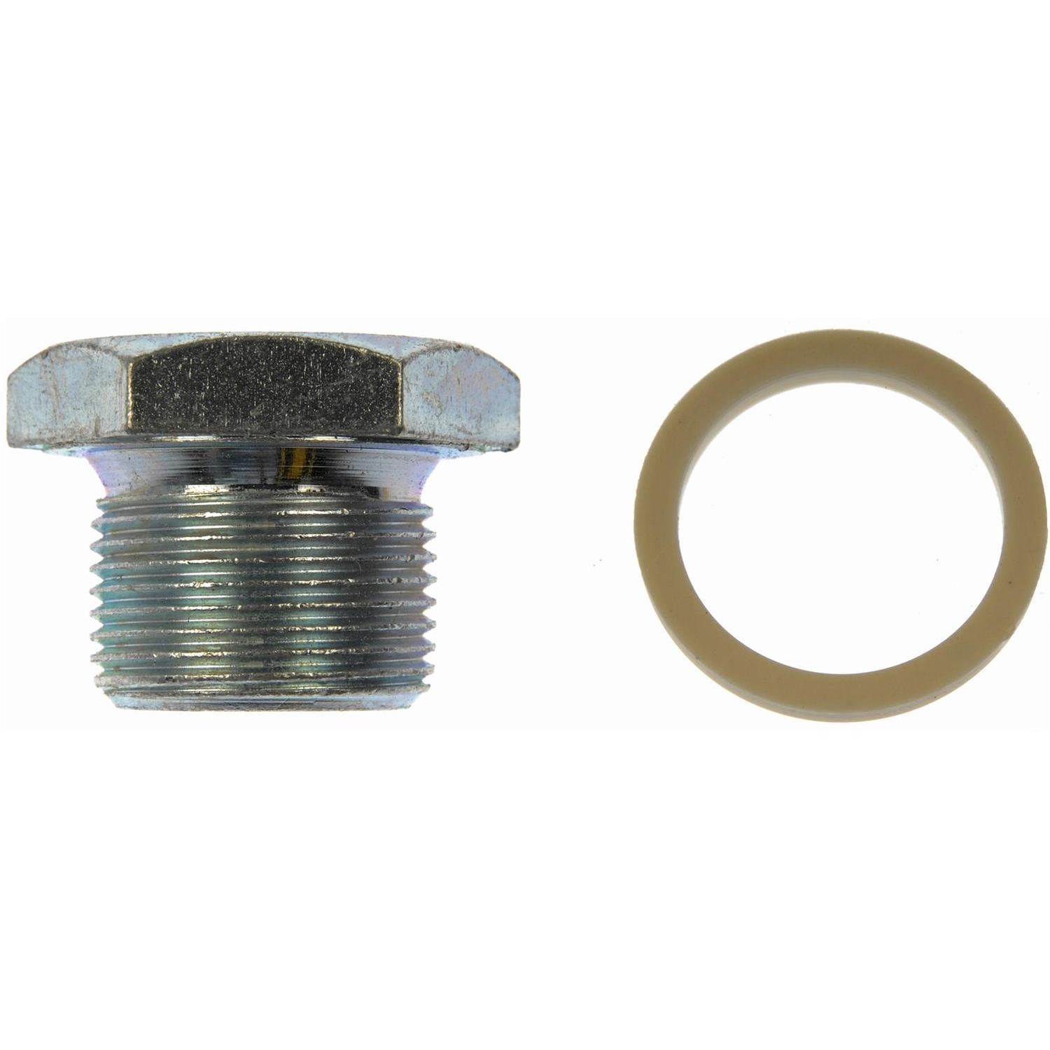 090-011CD AutoGrade Series Oil Drain Plug - Silver, Carbon Steel, Direct Fit, Sold Individually - Dorman 090-011CD Oil Drain Plug Standard 7/8 In.-18, Head Size 1-1/8 In. Compatible with Select Jeep Models - Dorman Engine Oil Drain Plug 090-011CD - Oil Drain Plug Standard 7/8 In.-18, Head Size 1-1/8 In. - Oil Drain Plug Standard 7/8 In.-18, Head Size 1-1/8 In. - Oil Pan Drain Plug - This replacement engine oil drain plug is a direct replacement for a damaged or worn original equipment drain plug, precisely matching the thread pitch to ensure a quality seal. - Jeep 1971-62 - Standard Engine Oil Drain Plug: 7/8 "-18 Thread, 1-1/8 " Head, 1 Pack