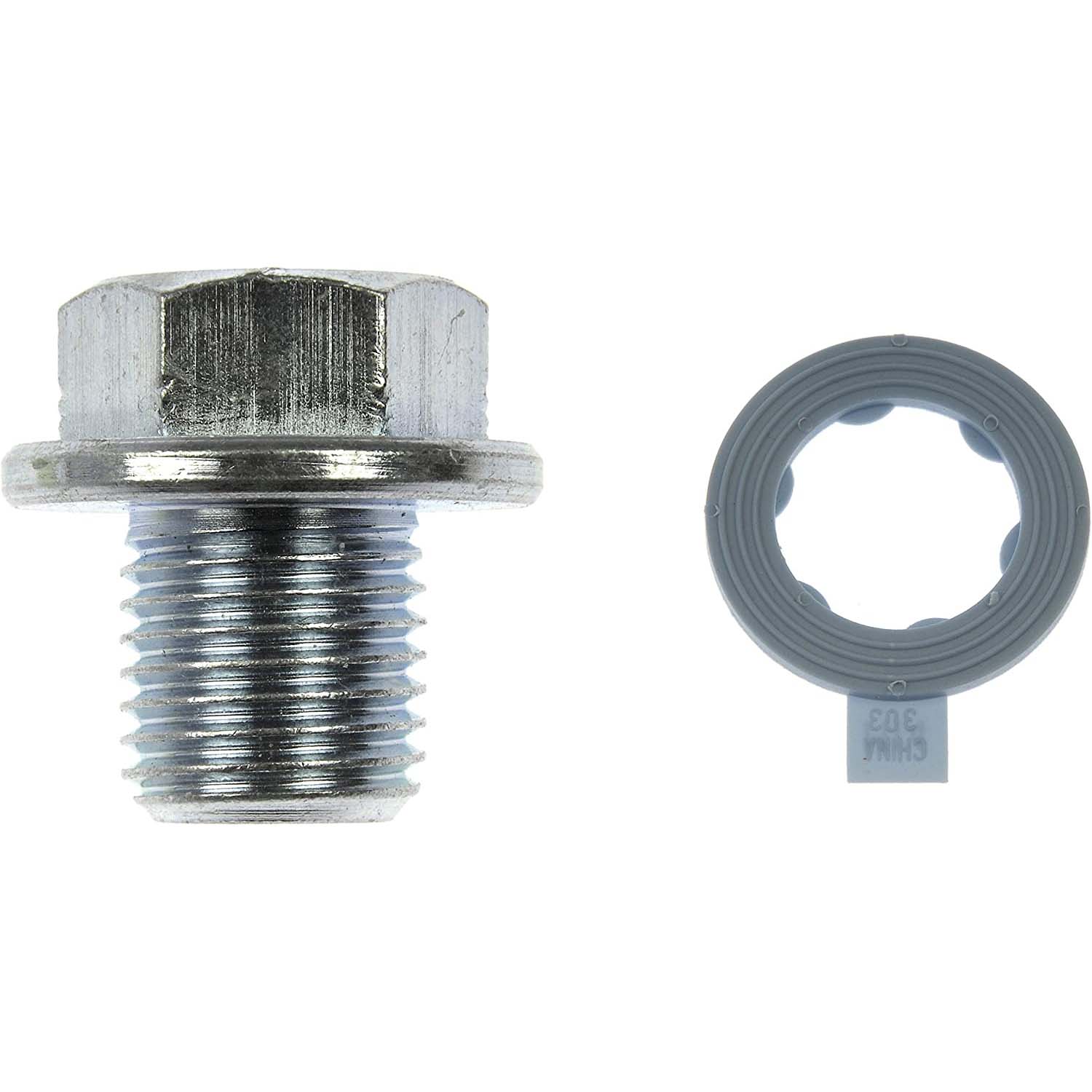 090-033.1 AutoGrade Series Oil Drain Plug - Natural, Steel, Standard, Direct Fit, Sold Individually - Dorman 090-033.1 Oil Drain Plug Standard M14-1.50, Head Size 17mm Compatible with Select Models - Dorman Engine Oil Drain Plug 090-033.1 - DORMAN M14-1.50 Engine Oil Drain Plug for Acura - Silver - OIL DRAIN PLUG - Oil Drain Plug Standard M14-1.50, Head Size 17mm - Oil Pan Drain Plug - This replacement engine oil drain plug is a direct replacement for a damaged or worn original equipment drain plug, precisely matching the thread pitch to ensure a quality seal. - 2023-73 - Standard Engine Oil Drain Plug: M14-1.50 Thread, 17 mm Head, 1 Pack