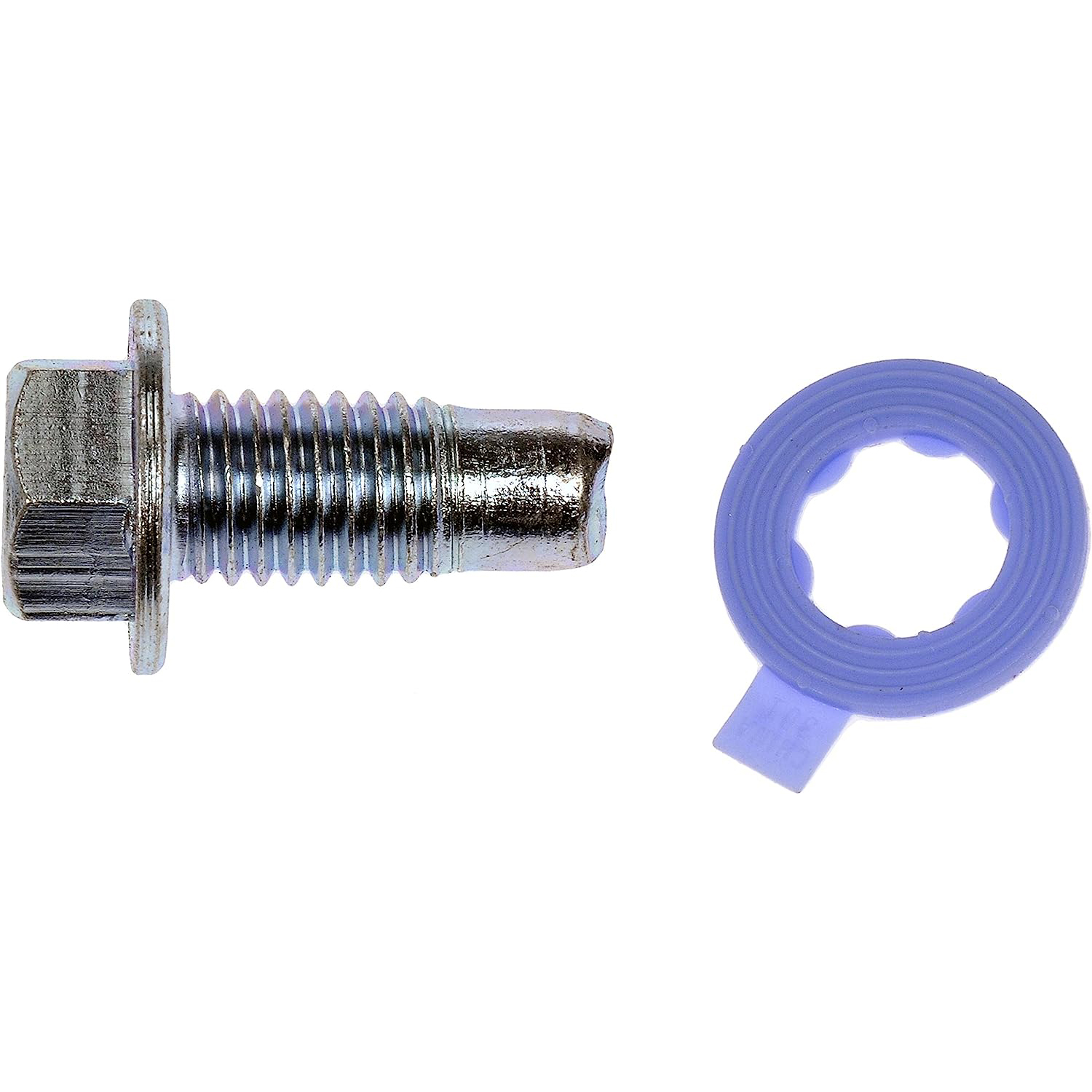 090-034CD AutoGrade Series Oil Drain Plug - Silver, Carbon Steel, Pilot point, Direct Fit, Sold Individually - Dorman 090-034CD Oil Drain Plug Pilot Point M12-1.75, Head Size 15Mm Compatible with Select Models - Dorman Engine Oil Drain Plug 090-034CD - Oil Drain Plug Pilot Point M12-1.75, Head Size 15Mm - Oil Drain Plug Pilot Point M12-1.75, Head Size 15Mm - Oil Pan Drain Plug - This replacement engine oil drain plug is a direct replacement for a damaged or worn original equipment drain plug, precisely matching the thread pitch to ensure a quality seal. - 2023-79 - Pilot Point Engine Oil Drain Plug: M12x1.75 Thread, 15 mm Head, 1 Pack