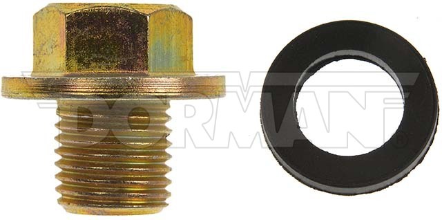 090-038CD AutoGrade Series Oil Drain Plug - Yellow, Carbon Steel, Flanged hex, Direct Fit, Sold Individually - Dorman 090-038CD Oil Drain Plug Standard M12-1.25, Head Size 14Mm Compatible with Select Models, Yellow - Dorman Engine Oil Drain Plug 090-038CD - Oil Drain Plug Standard M12-1.25, Head Size 14Mm - Oil Drain Plug Standard M12-1.25, Head Size 14Mm - Oil Pan Drain Plug - This replacement engine oil drain plug is a direct replacement for a damaged or worn original equipment drain plug, precisely matching the thread pitch to ensure a quality seal. - 2023-82 - Standard Engine Oil Drain Plug: M12-1.25 Thread, 14 mm Head, 1 Pack