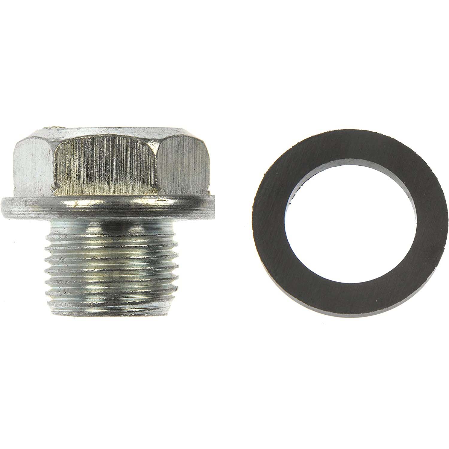 090-039.1 AutoGrade Series Oil Drain Plug - Natural, Steel, Standard, Direct Fit, Sold Individually - Dorman 090-039.1 Oil Drain Plug Standard M16.4-1.33, Head Size 21Mm Compatible with Select Nissan Models - Dorman Engine Oil Drain Plug 090-039.1 - OIL DRAIN PLUG - Oil Drain Plug Standard M16.4-1.33, Head Size 21Mm - Oil Pan Drain Plug - This replacement engine oil drain plug is a direct replacement for a damaged or worn original equipment drain plug, precisely matching the thread pitch to ensure a quality seal. - Nissan 1986-71