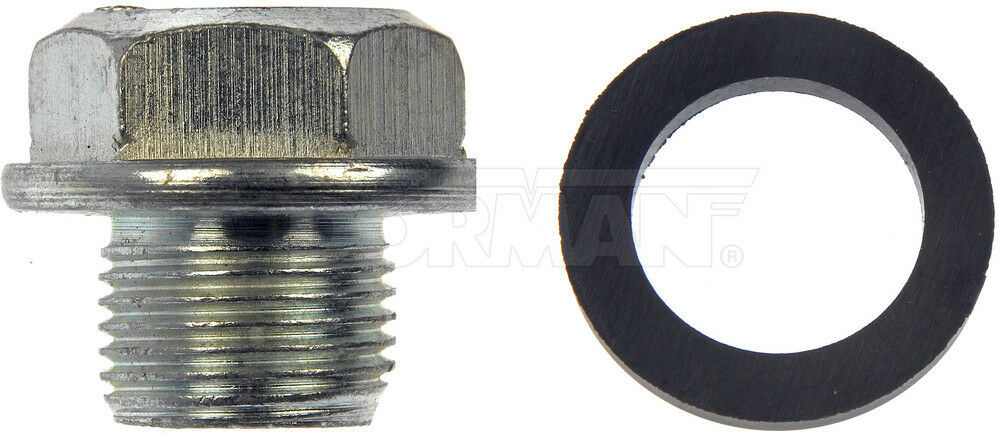 090-039CD AutoGrade Series Oil Drain Plug - Silver, Carbon Steel, Flanged hex, Direct Fit, Sold Individually - Dorman 090-039CD Oil Drain Plug Standard M16.4-1.33, Head Size 21Mm Compatible with Select Nissan Models - Dorman Engine Oil Drain Plug 090-039CD - Oil Drain Plug Standard M16.4-1.33, Head Size 21Mm - Oil Drain Plug Standard M16.4-1.33, Head Size 21Mm - Oil Pan Drain Plug - This replacement engine oil drain plug is a direct replacement for a damaged or worn original equipment drain plug, precisely matching the thread pitch to ensure a quality seal. - Nissan 1986-71 - Standard Engine Oil Drain Plug: M16.4-1.33 Thread, 21 mm Head, 1 Pack