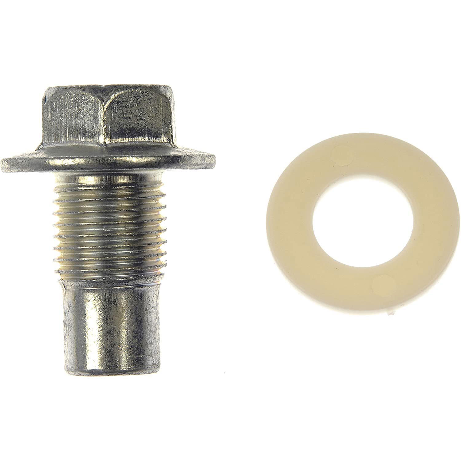 090-052CD AutoGrade Series Oil Drain Plug - Silver, Carbon Steel, Pilot point, Direct Fit, Sold Individually - DORMAN 1/2"-20 UNC Engine Oil Drain Plug for Dodge - Silver - Dorman Engine Oil Drain Plug 090-052CD - Oil Drain Plug Pilot Point 1/2-20, Head Size 9/16 In. - Oil Drain Plug Pilot Point 1/2-20, Head Size 9/16 In. - Oil Pan Drain Plug - This replacement engine oil drain plug is a direct replacement for a damaged or worn original equipment drain plug, precisely matching the thread pitch to ensure a quality seal. - 2006-42 - Pilot Point Engine Oil Drain Plug: 1/2 " -20, Unified National Coarse Thread, 9/16 " Head, 1 Pack