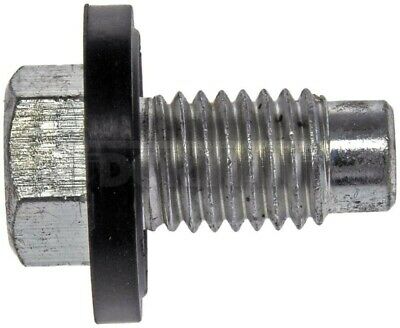 090-059CD AutoGrade Series Oil Drain Plug - Silver, Steel, Pilot point, Direct Fit, Sold Individually - Dorman 090-059CD Oil Drain Plug Pilot Point Molded Gasket M12-1.75, Head Size 15Mm Compatible with Select Ford/Mazda/Mercury Models - Dorman Engine Oil Drain Plug 090-059CD - Oil Drain Plug Pilot Point Molded Gasket M12-1.75, Head Size 15Mm - Oil Drain Plug Pilot Point Molded Gasket M12-1.75, Head Size 15Mm - Oil Pan Drain Plug - This replacement engine oil drain plug is a direct replacement for a damaged or worn original equipment drain plug, precisely matching the thread pitch to ensure a quality seal. - Ford 2005-95, Mazda 2001-96, Mercury 2005-95 - Pilot Point Engine Oil Drain Plug: M12x1.75 Thread, 15 mm Head, 1 Pack