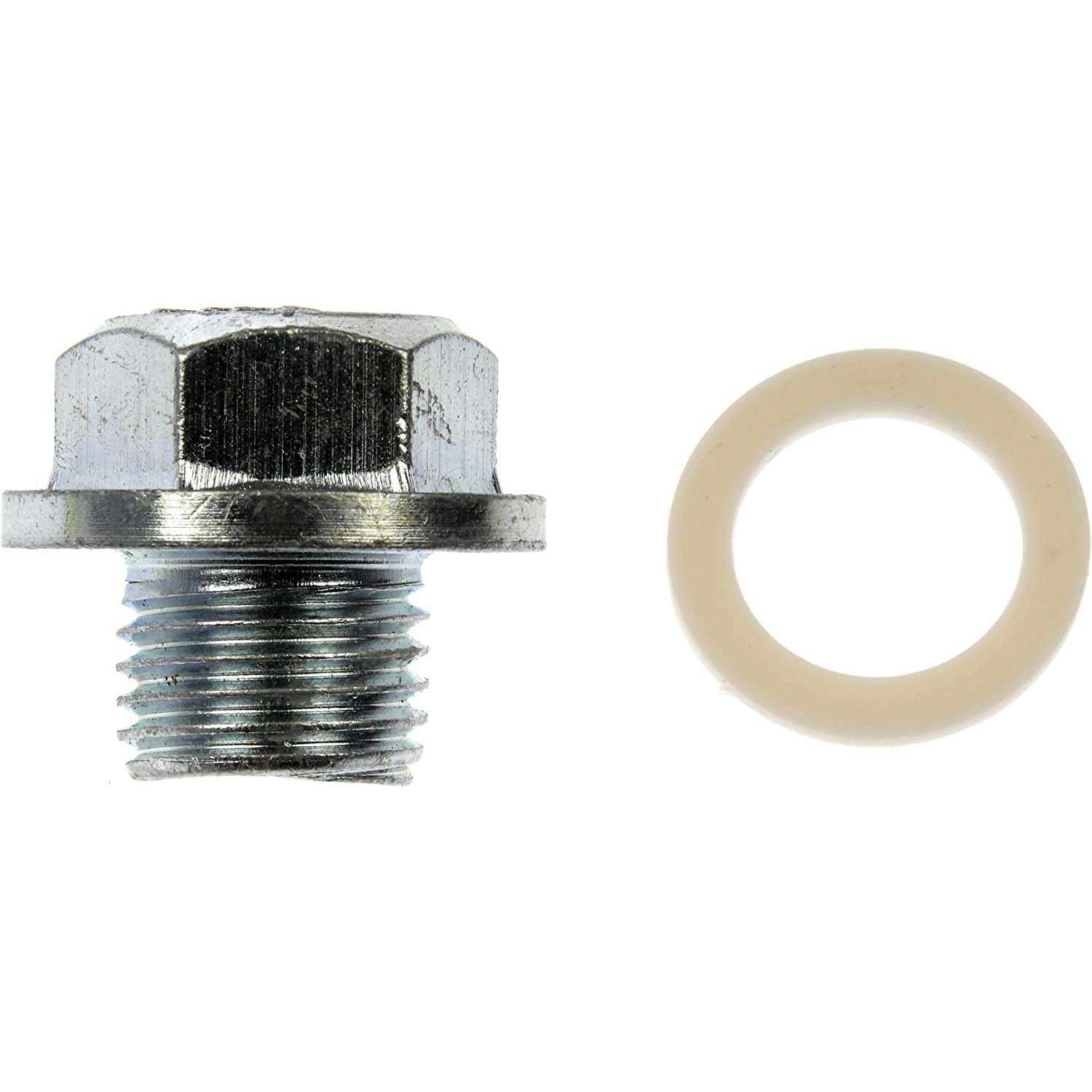 090-075.1 AutoGrade Series Oil Drain Plug - Natural, Steel, Standard, Direct Fit, Sold Individually - Dorman 090-075.1 Oil Drain Plug Standard M14-1.50, Head Size 17mm Compatible with Select Models - Dorman Engine Oil Drain Plug 090-075.1 - DORMAN M14-1.50 Engine Oil Drain Plug for Dodge - Silver - OIL DRAIN PLUG - Oil Drain Plug Standard M14-1.50, Head Size 17mm - Oil Pan Drain Plug - This replacement engine oil drain plug is a direct replacement for a damaged or worn original equipment drain plug, precisely matching the thread pitch to ensure a quality seal. - 2023-68