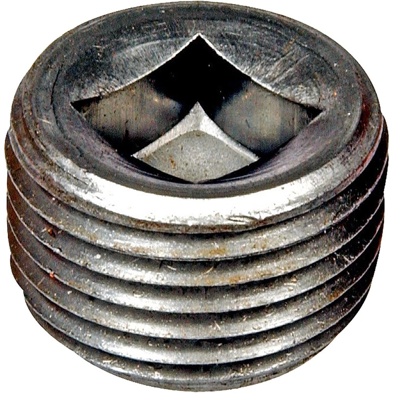090-092 AutoGrade Series Cylinder Head Plug - Direct Fit - Dorman Freeze Plug 090-092 - Dorman Pipe Plug C.S. Square 1/2-14 Npt, Head Size 3/8 In. - PIPE PLUG C.S. SQ. - Pipe Plug C.S. Square 1/2-14 Npt, Head Size 3/8 In. - Welsh Plug - Freeze Plug - Core Plug - This engine cylinder head plug is designed to match the fit and function of the original part on specified vehicles. Made of quality materials, it is engineered for reliable performance. - Buick 1996-93, Chevrolet 2003-92, GMC 2003-94, Oldsmobile 1996-93, Pontiac 2002-95