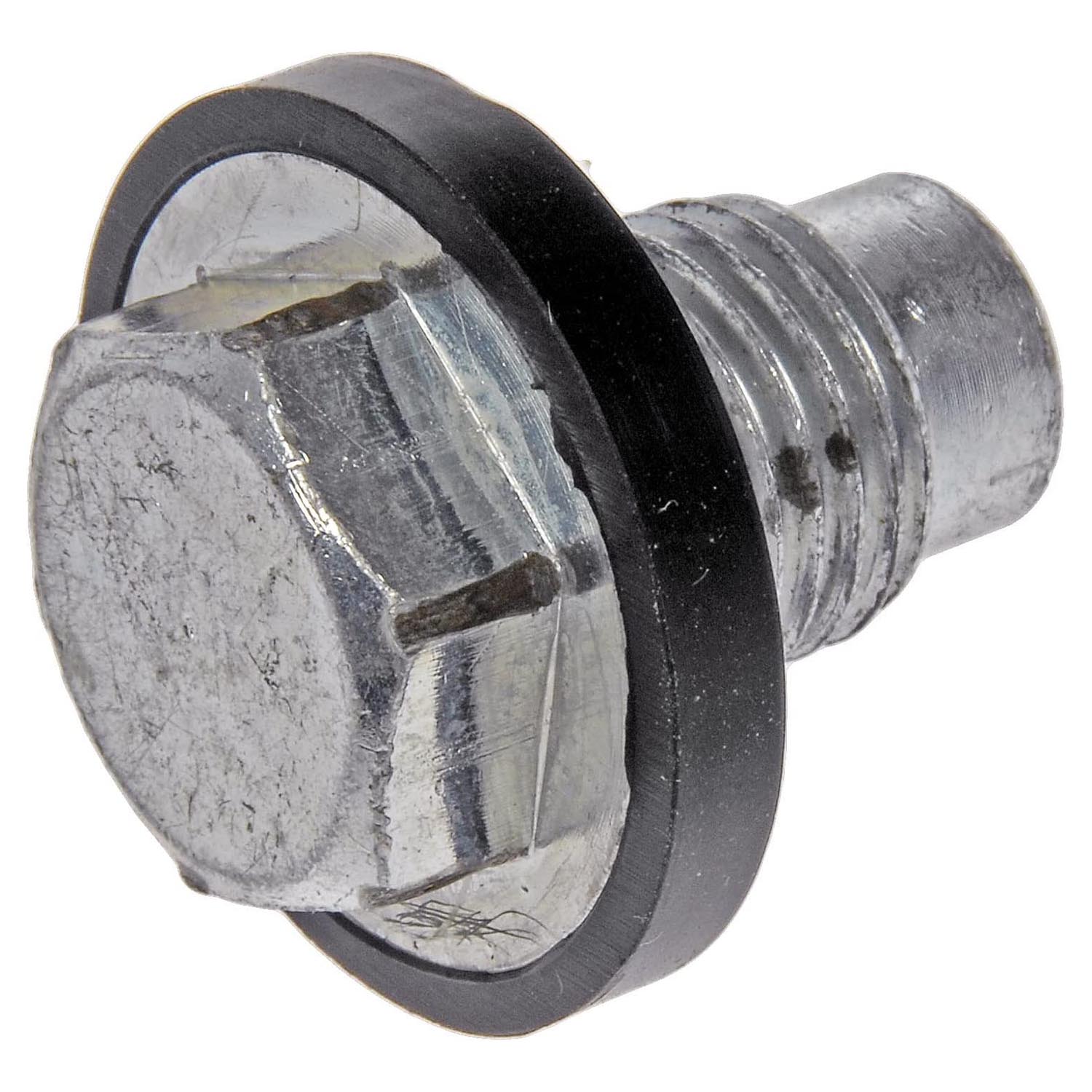 090-098CD AutoGrade Series Oil Drain Plug - Silver, Steel, Pilot point, Direct Fit, Sold Individually - Dorman 090-098CD Oil Drain Plug Pilot Point Molded Gasket M14-1.50, Head Size 17Mm Compatible with Select Models - Dorman Engine Oil Drain Plug 090-098CD - Oil Drain Plug Pilot Point Molded Gasket M14-1.50, Head Size 17Mm - Oil Drain Plug Pilot Point Molded Gasket M14-1.50, Head Size 17Mm - Oil Pan Drain Plug - This replacement engine oil drain plug is a direct replacement for a damaged or worn original equipment drain plug, precisely matching the thread pitch to ensure a quality seal. - Chrysler 2003-95, Mitsubishi 1997-95, Nissan 2019-16 - Pilot Point Engine Oil Drain Plug: M14-1.50 Thread, 17 mm Head, 1 Pack
