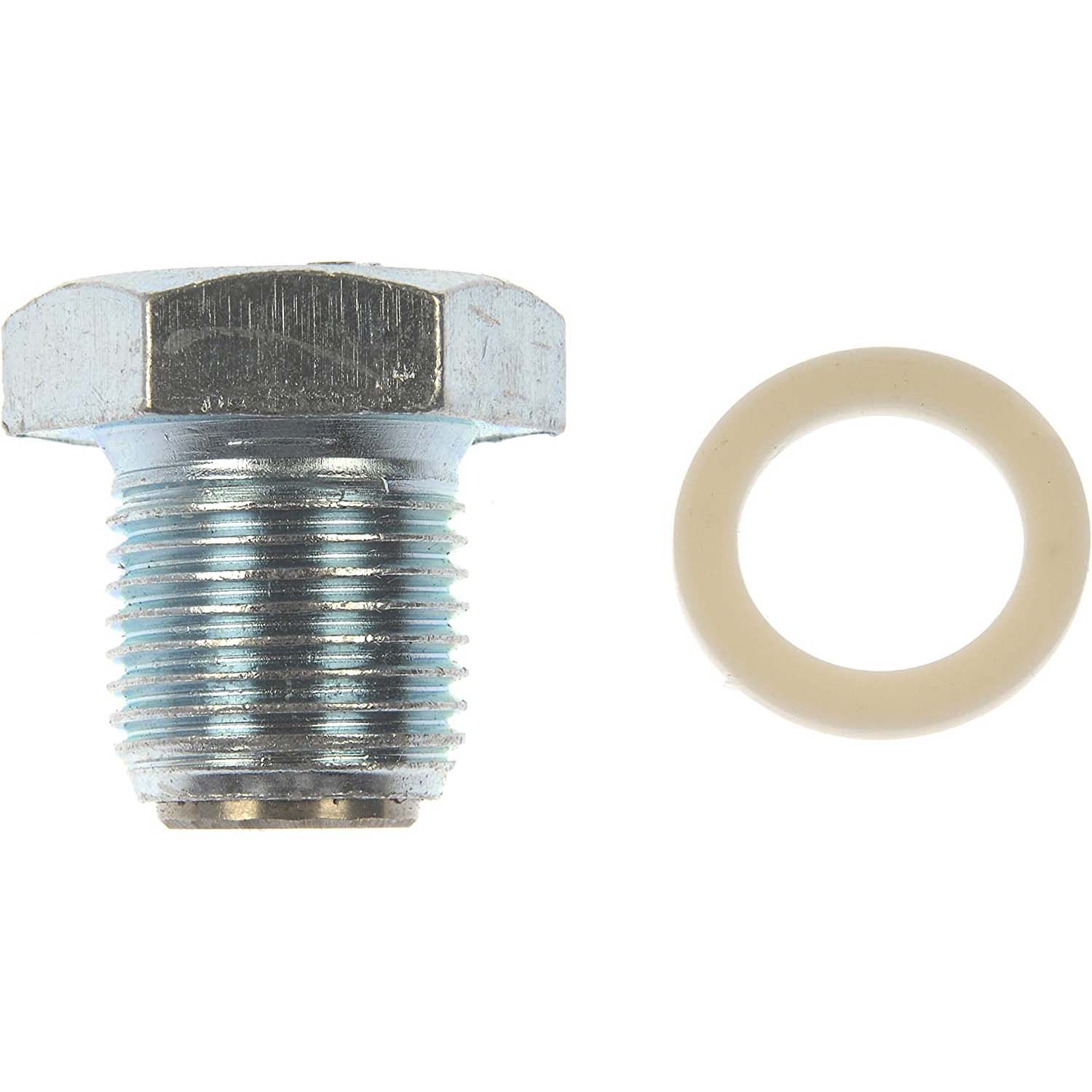 090-149.1 AutoGrade Series Oil Drain Plug - Natural, Steel, Magnetic, Direct Fit, Sold Individually - Dorman 090-149.1 Oil Drain Plug Magnetic M14-1.25, Head Size 19mm Compatible with Select Ford Models - DORMAN M14-1.25 Engine Oil Drain Plug for Ford - Silver - Magnetic Engine Oil Drain Plug: M14-1.25 Thread, 19 mm Head, 1 Pack - Oil Drain Plug Magnetic M14-1.25, Head Size 19mm - OIL DRAIN PLUG - Oil Drain Plug Magnetic M14-1.25, Head Size 19mm - Oil Pan Drain Plug - This replacement engine oil drain plug is a direct replacement for a damaged or worn original equipment drain plug, precisely matching the thread pitch to ensure a quality seal. - Ford 2003-90