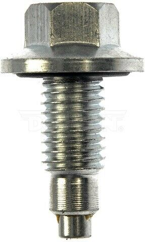 090-936CD AutoGrade Series Oil Drain Plug - Silver, Carbon Steel, Magnetic, Direct Fit, Sold Individually - Dorman 090-936CD Oil Drain Plug Magnetic M12-1.75, Head Size 15Mm Compatible with Select Models - Dorman Engine Oil Drain Plug 090-936CD - DORMAN M12x1.75 mm Engine Oil Drain Plug for Chevrolet - Silver - Magnetic Engine Oil Drain Plug: M12x1.75 Thread, 15 mm Head, 1 Pack - Oil Drain Plug Magnetic M12-1.75, Head Size 15Mm - Oil Drain Plug Magnetic M12-1.75, Head Size 15Mm - Oil Pan Drain Plug - This replacement engine oil drain plug is a direct replacement for a damaged or worn original equipment drain plug, precisely matching the thread pitch to ensure a quality seal. - General Motors 2017-16, General Motors 2011-96, Isuzu 2008-96