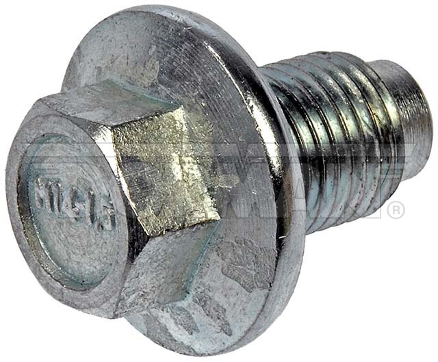 090-937CD AutoGrade Series Oil Drain Plug - Silver, Carbon Steel, Flanged hex, Direct Fit, Sold Individually - Dorman 090-937CD Oil Drain Plug Pilot Point M14-1.5, Head Size 16Mm Compatible with Select Models - Dorman Engine Oil Drain Plug 090-937CD - DORMAN M14-1.50 Engine Oil Drain Plug for Ford - Silver - Oil Drain Plug Pilot Point M14-1.5, Head Size 16Mm - Oil Drain Plug Pilot Point M14-1.5, Head Size 16Mm - Oil Pan Drain Plug - This replacement engine oil drain plug is a direct replacement for a damaged or worn original equipment drain plug, precisely matching the thread pitch to ensure a quality seal. - Ford 2022-97, Jaguar 2010-00, Lincoln 2014-98, Mazda 2007-94, Mercury 2011-97 - Standard Engine Oil Drain Plug: M14-1.50 Thread, 5/8 " Head, 1 Pack