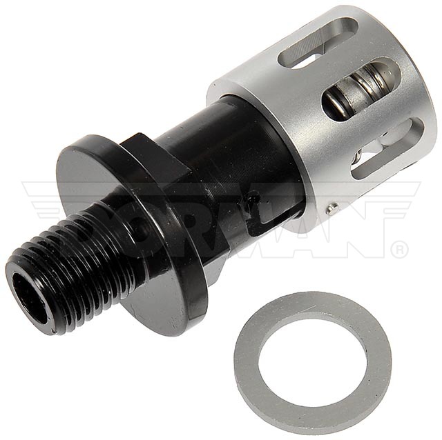 092-020 AutoGrade Series Oil Drain Plug - Black and Silver, Carbon Steel, Hex, Direct Fit, Sold Individually - Dorman 092-020 Twist Drain Solution Compatible with Select Models - Dorman Engine Oil Drain Plug 092-020 - EZ Drain Engine Oil Drain Plug: M14-1.50 Thread, 21 mm Head, 1 Pack - Twist Drain Solution - Twist Drain Solution - Oil Pan Drain Plug - Ditch the wrenches and rags and get this Dorman Twist Drain oil drain plug. It's specially designed to simplify changing your oil by replacing your factory plug with a tool-free, clean and easy solution. Just push, twist and drain. It also features a custom tapered O-ring that ensures a leak-proof seal, and is finished with electrophoresis and anodization for rust resistance. - 2019-68