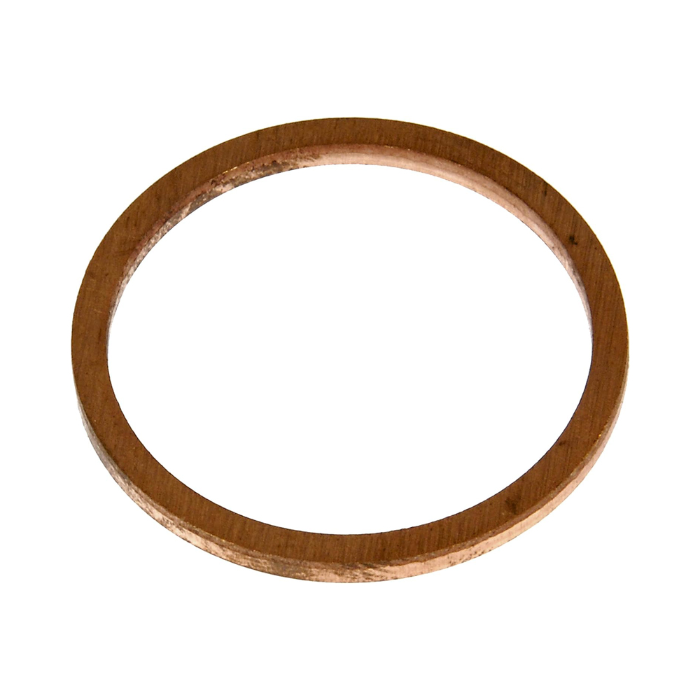 095-158 AutoGrade Series Oil Drain Plug Gasket - Direct Fit - Copper Oil Drain Plug Gasket - OIL DRAIN GASKET - Copper Oil Drain Plug Gasket - Oil Drain Plug Seal - Oil Pan Drain Plug Gasket - Drain Plug O-Ring - These oil drain plug gaskets are designed to specific sizes and standards for reliable replacement at every oil change. - Audi 1999, Audi 1996-90, Volkswagen 2004-01, Volkswagen 1999-97, Volkswagen 1995, Volkswagen 1993