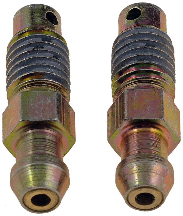 12705 Help Series Brake Bleed Screw - Direct Fit, Sold individually - Brake Bleeder Screws - Quick Bleeders - M8-1.25 X 28mm - Dorman Brake Bleeder Screw 12705 - Dorman Help! 12705 Speed Bleedr M8-1.25X27.6