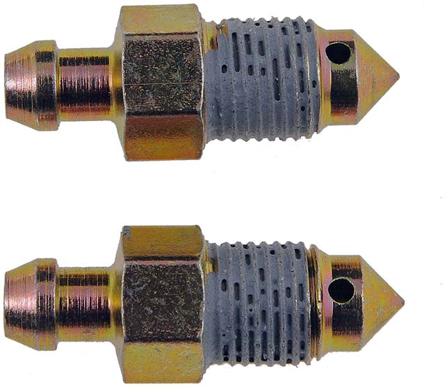 12706 Help Series Brake Bleed Screw - Direct Fit, Sold individually - Brake Bleeder Screws - Quick Bleeders - M10-1.0 X 33mm - Dorman 12706 Brake Bleeder Screw - Dorman Brake Bleeder Screw 12706