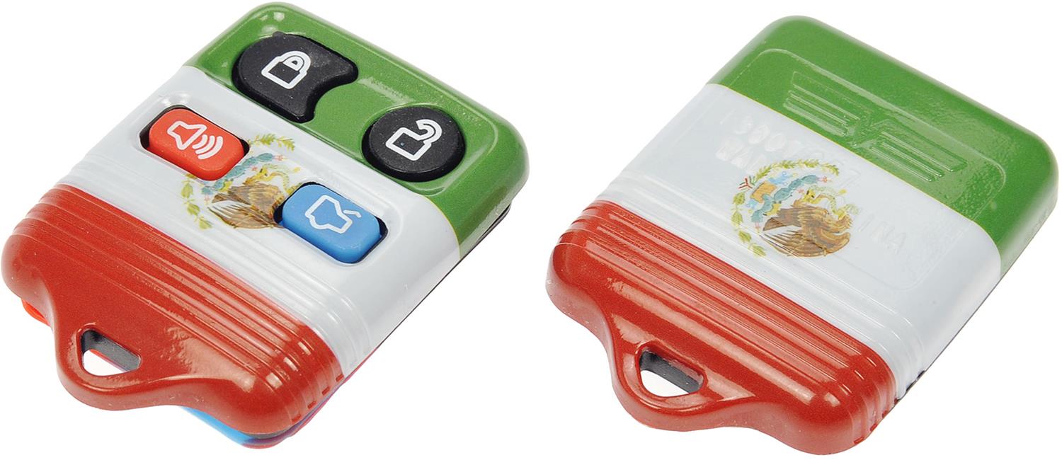13607MX Direct Fit Key Fob Case, Sold Individually - Dorman Keyless Remote Case 13607MX - Keyless Remote Case Mexico Flag - Keyless Remote Case, Mexico Flag