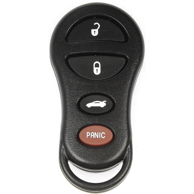 13609 Help Series Keyless Remote Case - Dorman 13609 Keyless Entry Transmitter Cover Compatible with Select Chrysler / Dodge / Jeep Models, Black - Dorman Keyless Remote Case 13609 - Keyless Remote Case