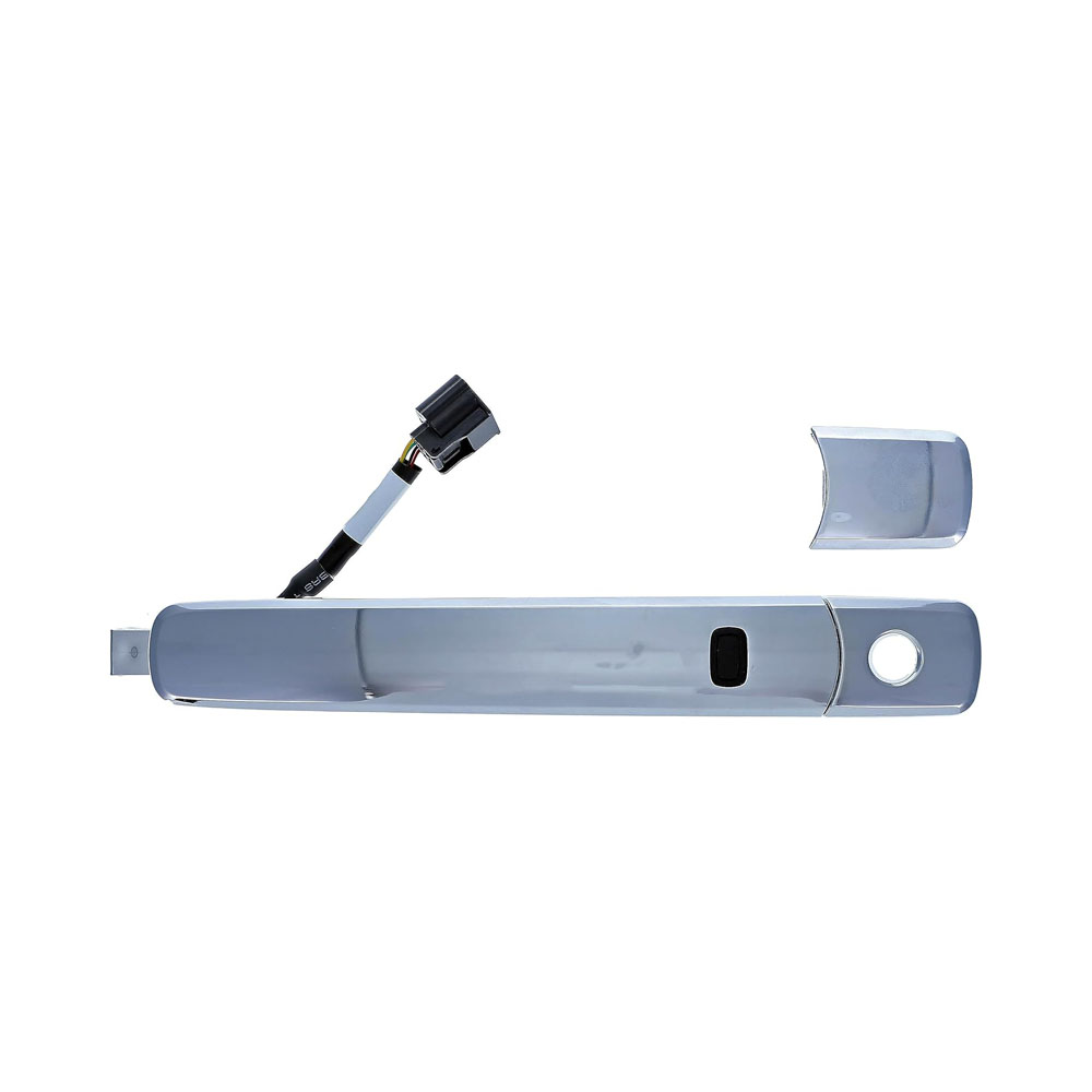 15861 Front, Driver or Passenger Side Chrome Exterior Door Handle, With Door Lock Hole, Help Series - Dorman 15861 Exterior Door Handle Compatible with Select Nissan Models, Chrome - Dorman - HELP Exterior Door Handle 15861 - Exterior Door Handle, Front Left, Front Right - RFID With Passive Entry