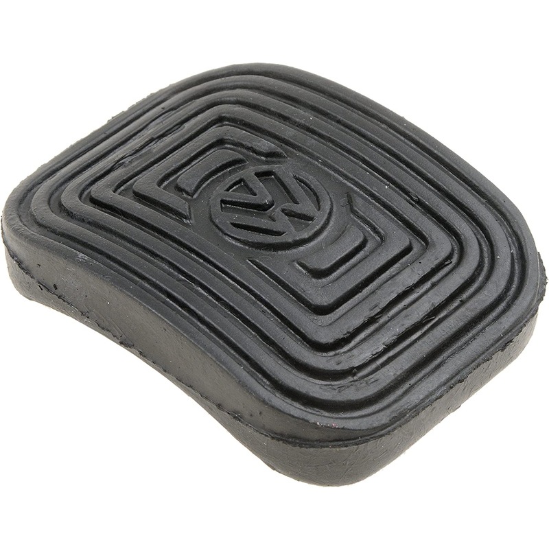 20708 Help Series Brake Pedal Pad - Sold Individually - Brake And Clutch Pedal Pad - BRAKE PEDAL PAD - Brake And Clutch Pedal Pad - Brake Pedal Cover - Pedal cover worn out or missing? This brake pedal pad is a direct replacement for a cracked, worn or missing pad, restoring a safe gripping surface to the brake pedal for safety and comfort. - Volkswagen 2003-95, Volkswagen 1991-54 - Dorman 20708 Brake And Clutch Pedal Pad Compatible with Select Volkswagen Models