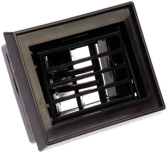 216-5408 HD Solutions Series Air Vent - Direct Fit - Dorman Dash Board Air Vent 216-5408 - DORMAN Dashboard Air Vent for Peterbilt - Black - Heavy Duty HVAC Vent