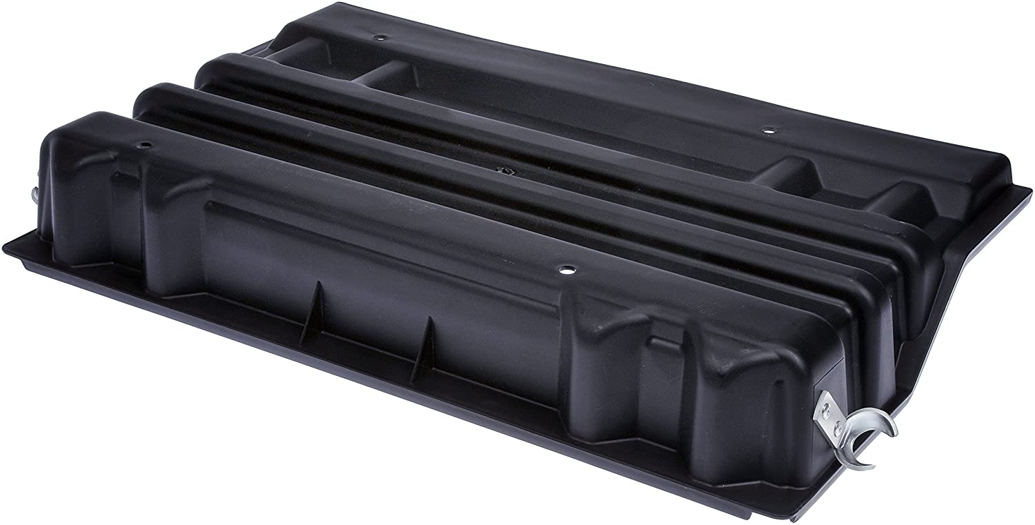 242-5103 HD Solutions Series Battery Box - Black, Plastic, Direct Fit - Battery Box Cover - Battery Box Cover - Black, Plastic, 15" Length x 4" Height x 28" Depth - Dorman 242-5103 Battery Box Cover Compatible with Select IC Corporation / International Models - DORMAN Battery Box Cover - Dorman Battery Cover 242-5103