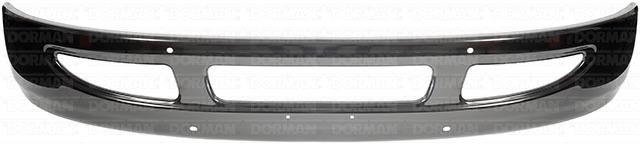 242-6091 Front Bumper, Black, Aerodynamic 2.67 Mm, Small Towhook Hole - Dorman 242-6091 Front Bumper Compatible with Select International Models - Dorman - HD Solutions Bumper 242-6091 - DORMAN Heavy Duty Front Bumper for International - Front Bumper - Heavy Duty Front Bumper - Bumper Fascia - Fascia - This replacement bumper maintains a vehicle's appearance and ensures meets safety inspection requirements. Made of quality materials, it matches the fit and appearance of the original equipment bumper. - International 2020-01 - Heavy Duty Front Bumper