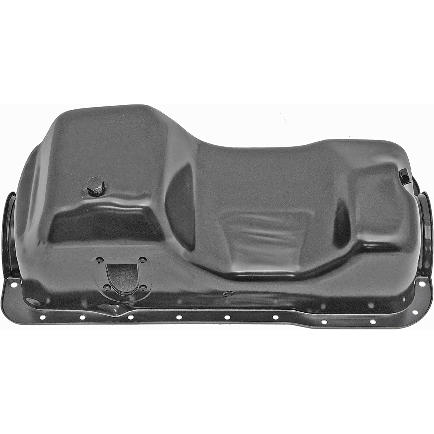 264-023 Oil Pan, 5.0L Engine, 8 Cyl., with Oil Level Indicator, with Tube in Pan - Dorman 264-023 Engine Oil Pan Compatible with Select Ford / Mercury Models - Dorman Oil Pan 264-023 - Engine Oil Pan: Direct Fit, Steel, Rear Sump - OIL PAN - Engine Oil Pan - Crankcase Assembly - Oil Sump - Oil pan leaking? This engine oil pan is precision-engineered to match the original equipment pan on specific vehicle years, makes and models for a reliable replacement. - Ford 1979-78, Mercury 1979-78