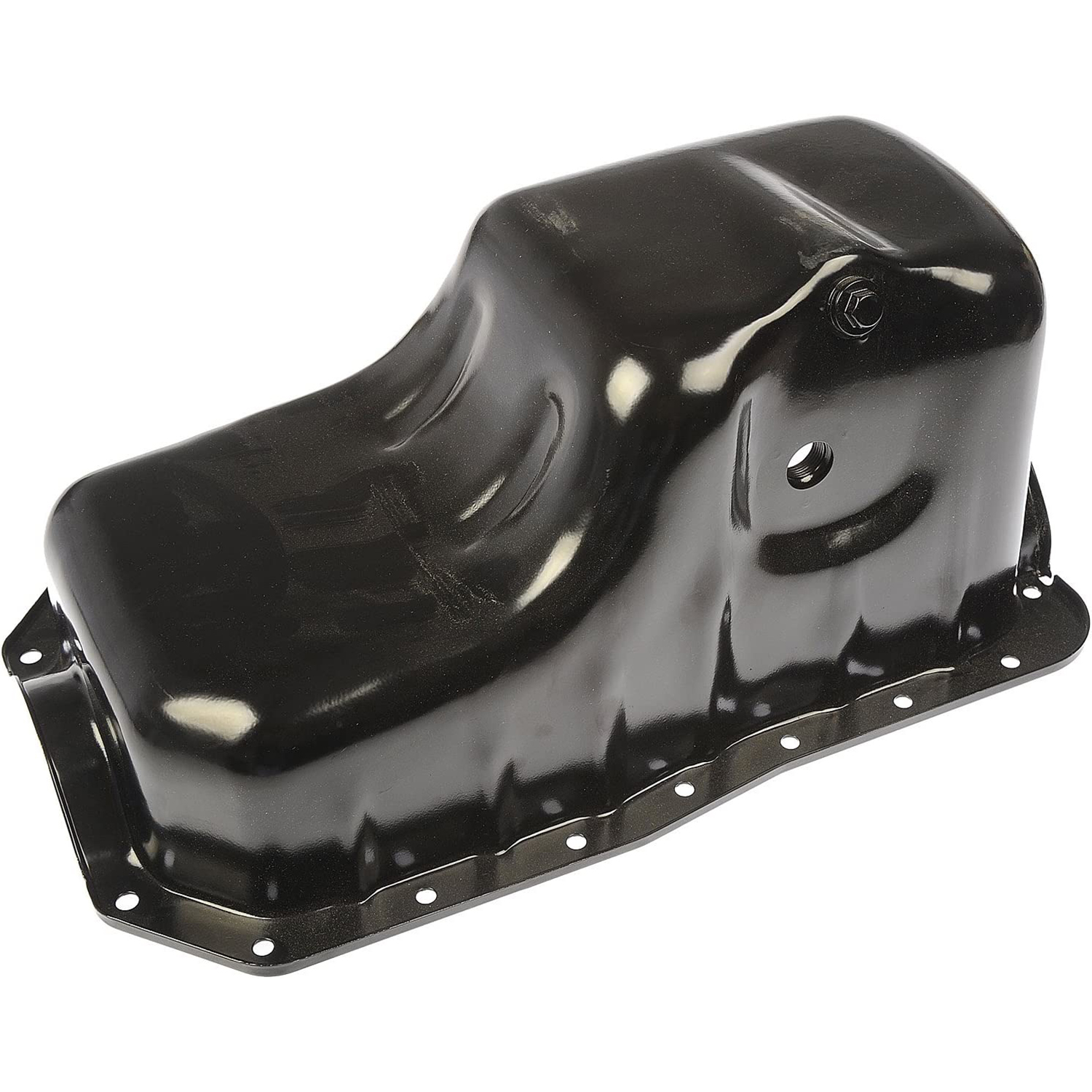 264-039 Oil Pan, 3.8L Engine, 6 Cyl., with Oil Level Sensor - Dorman Oil Pan 264-039 - Engine Oil Pan - Engine Oil Pan: Direct Fit, Steel, Rear Sump - OIL PAN - Engine Oil Pan - Crankcase Assembly - Oil Sump - Oil pan leaking? This engine oil pan is precision-engineered to match the original equipment pan on specific vehicle years, makes and models for a reliable replacement. - Ford 1995-88, Lincoln 1994-90, Mercury 1995-88