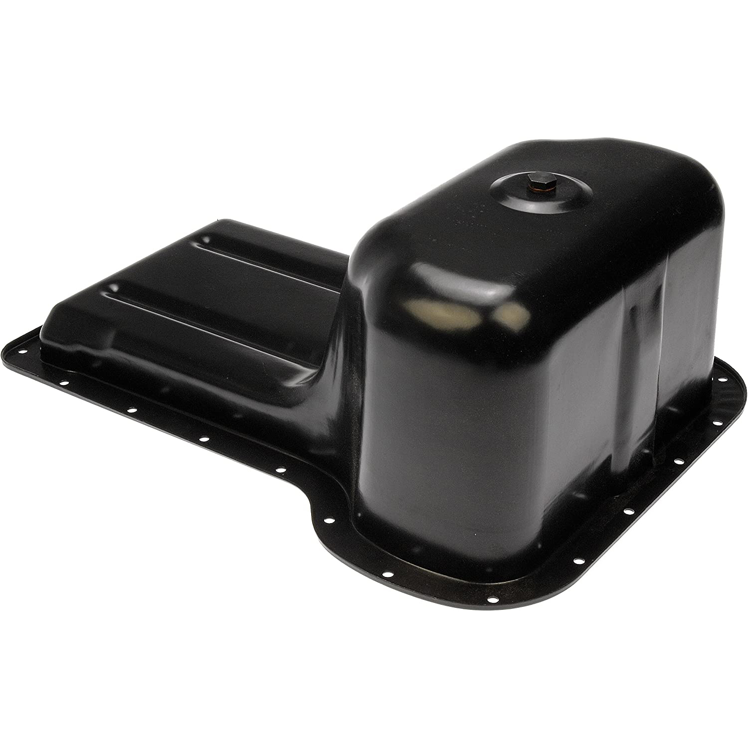 264-046 Steel Oil Pan, OE Solutions Series - Dorman 264-046 Engine Oil Pan Compatible with Select Ford Models - Dorman Oil Pan 264-046 - Engine Oil Pan - Engine Oil Pan: Direct Fit, Steel, Rear Sump - OIL PAN - Engine Oil Pan - Oil Sump - Crankcase Assembly - Oil pan leaking? This engine oil pan is precision-engineered to match the original equipment pan on specific vehicle years, makes and models for a reliable replacement. - Ford 2010-03