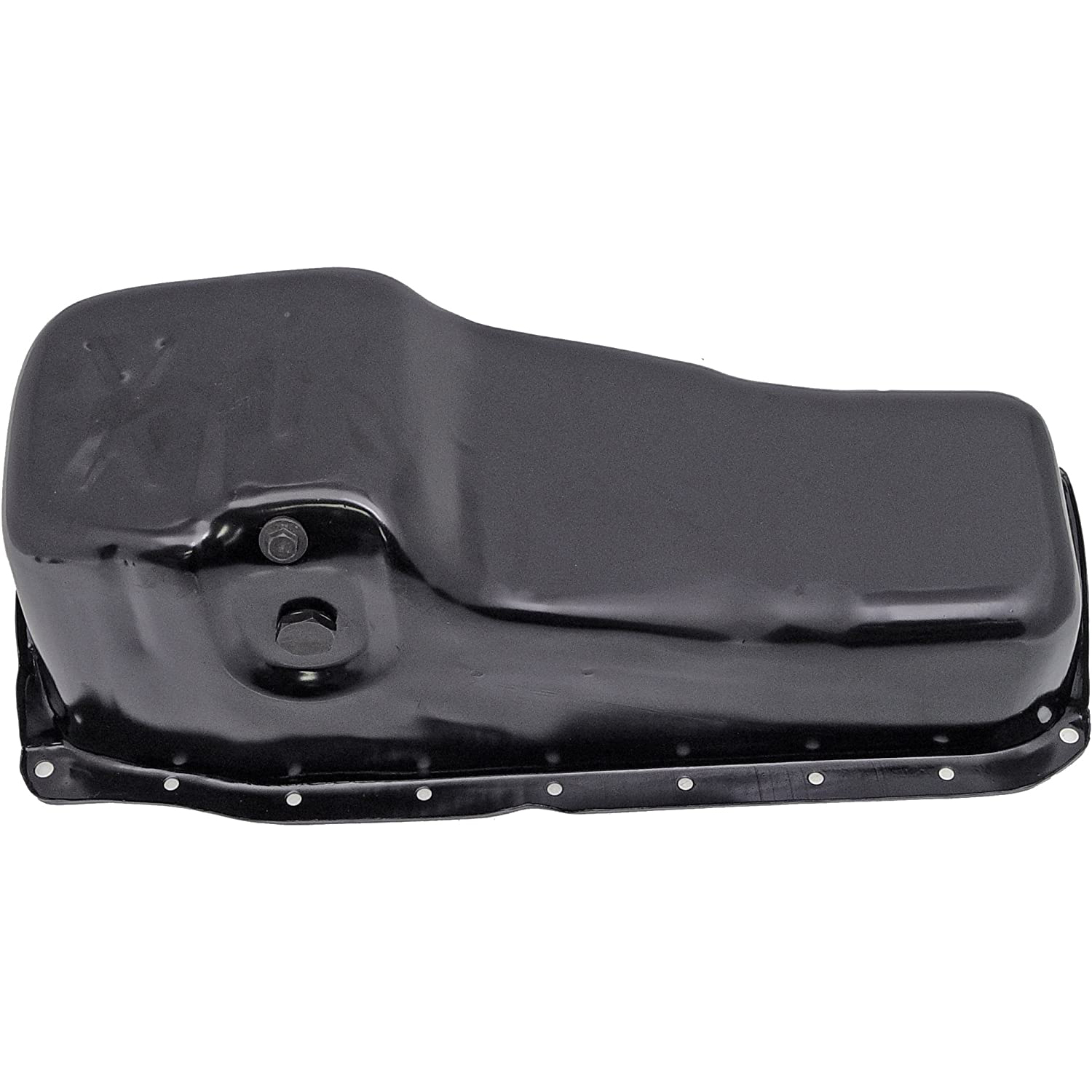 264-107 Steel Oil Pan, OE Solutions Series - Dorman Oil Pan 264-107 - Engine Oil Pan - Engine Oil Pan: Direct Fit, Steel, Rear Sump - OIL PAN - Engine Oil Pan - Oil Sump - Crankcase Assembly - Oil pan leaking? This engine oil pan is precision-engineered to match the original equipment pan on specific vehicle years, makes and models for a reliable replacement. - General Motors 1997-91, General Motors 1980-79