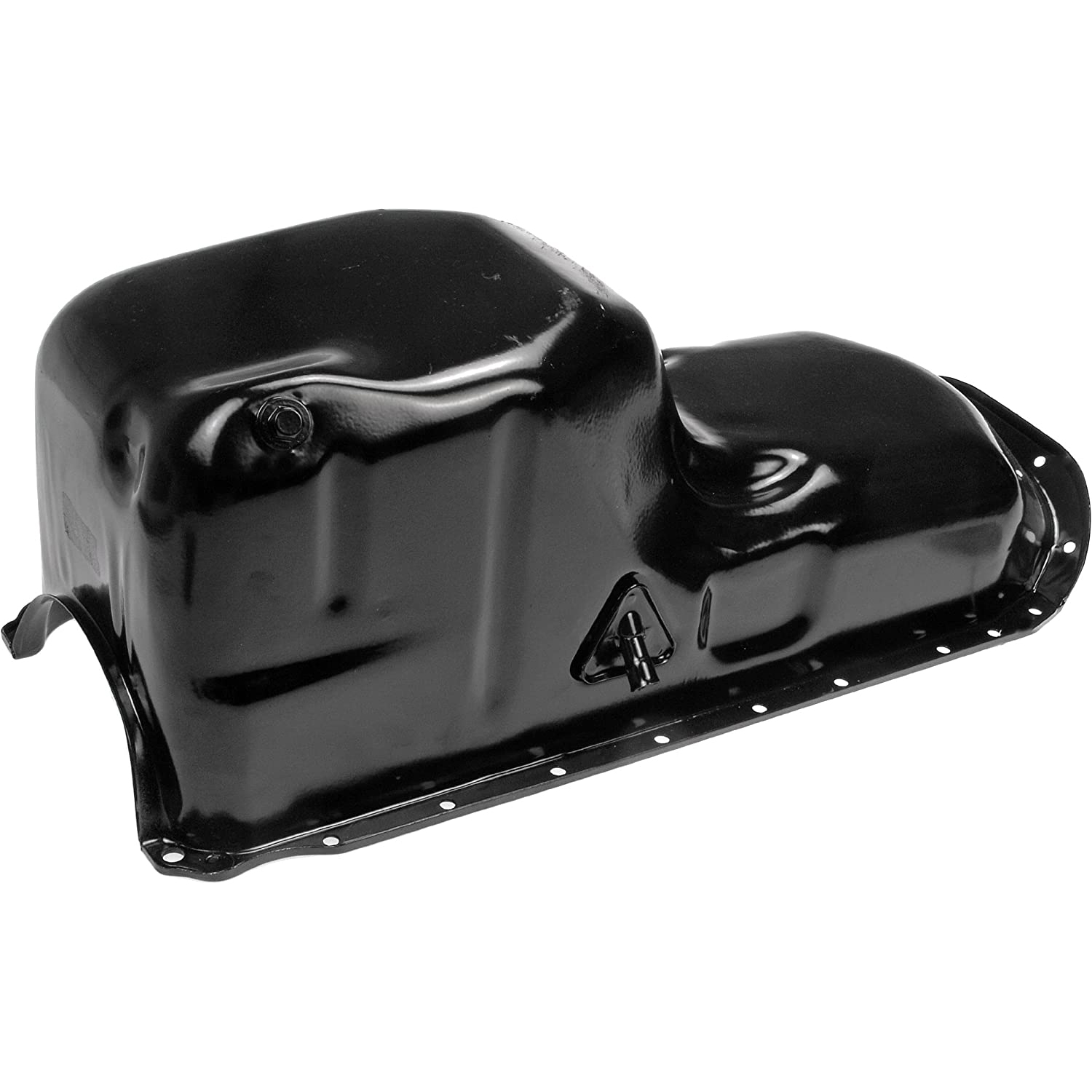 264-163 Steel Oil Pan, OE Solutions Series - Dorman 264-163 Engine Oil Pan Compatible with Select Models - Dorman Oil Pan 264-163 - Engine Oil Pan - OIL PAN - Engine Oil Pan - Crankcase Assembly - Oil Sump - Oil pan leaking? This engine oil pan is precision-engineered to match the original equipment pan on specific vehicle years, makes and models for a reliable replacement. - Chevrolet 2002-92, GMC 2002-92, Workhorse 2005-99, Workhorse Custom Chassis 2005-99