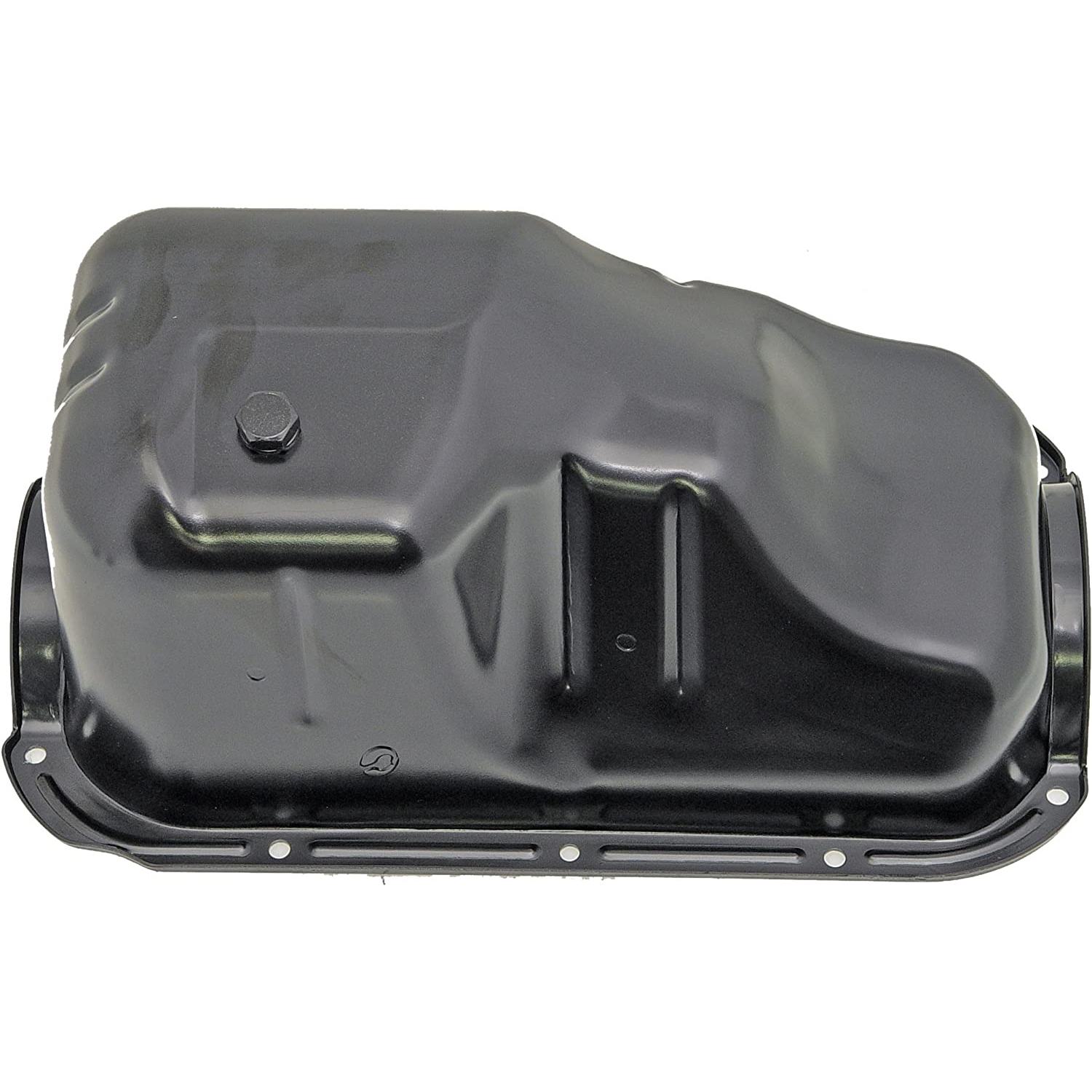 264-307 Steel Oil Pan, 1.5L, 4Cyl, OE Solutions Series - Dorman Oil Pan 264-307 - Engine Oil Pan: Direct Fit, Steel, Rear Sump - OIL PAN - Engine Oil Pan - Crankcase Assembly - Oil Sump - Oil pan leaking? This engine oil pan is precision-engineered to match the original equipment pan on specific vehicle years, makes and models for a reliable replacement. - Toyota Paseo 1994-92, Toyota Tercel 1994-87