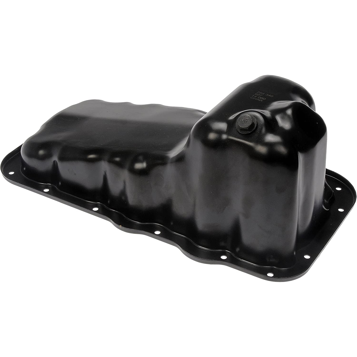 264-340 Steel Oil Pan, 3.7L, 6Cyl, OE Solutions Series - Dorman 264-340 Engine Oil Pan Compatible with Select Models - Dorman Oil Pan 264-340 - Engine Oil Pan - Engine Oil Pan: Direct Fit, Steel, Rear Sump - OIL PAN - Engine Oil Pan - Crankcase Assembly - Oil Sump - Oil pan leaking? This engine oil pan is precision-engineered to match the original equipment pan on specific vehicle years, makes and models for a reliable replacement. - Dodge 2012-06, Jeep 2010-05, Mitsubishi 2009-06, Ram 2011
