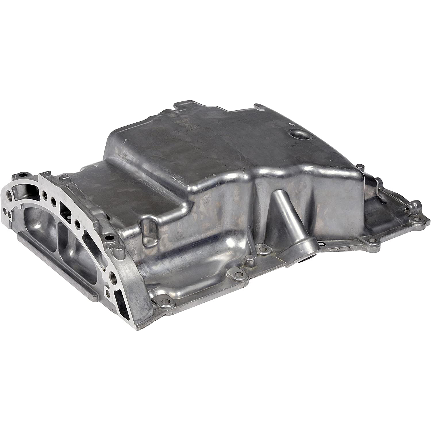 264-451 Aluminum Oil Pan, 2.3L, 4Cyl, OE Solutions Series - Engine Oil Pan - Engine Oil Pan: Direct Fit, Aluminum, Center Sump - OIL PAN - Engine Oil Pan - Oil Sump - Crankcase Assembly - Oil pan leaking? This engine oil pan is precision-engineered to match the original equipment pan on specific vehicle years, makes and models for a reliable replacement. - Ford Fusion 2010-06, Mercury Milan 2009-06