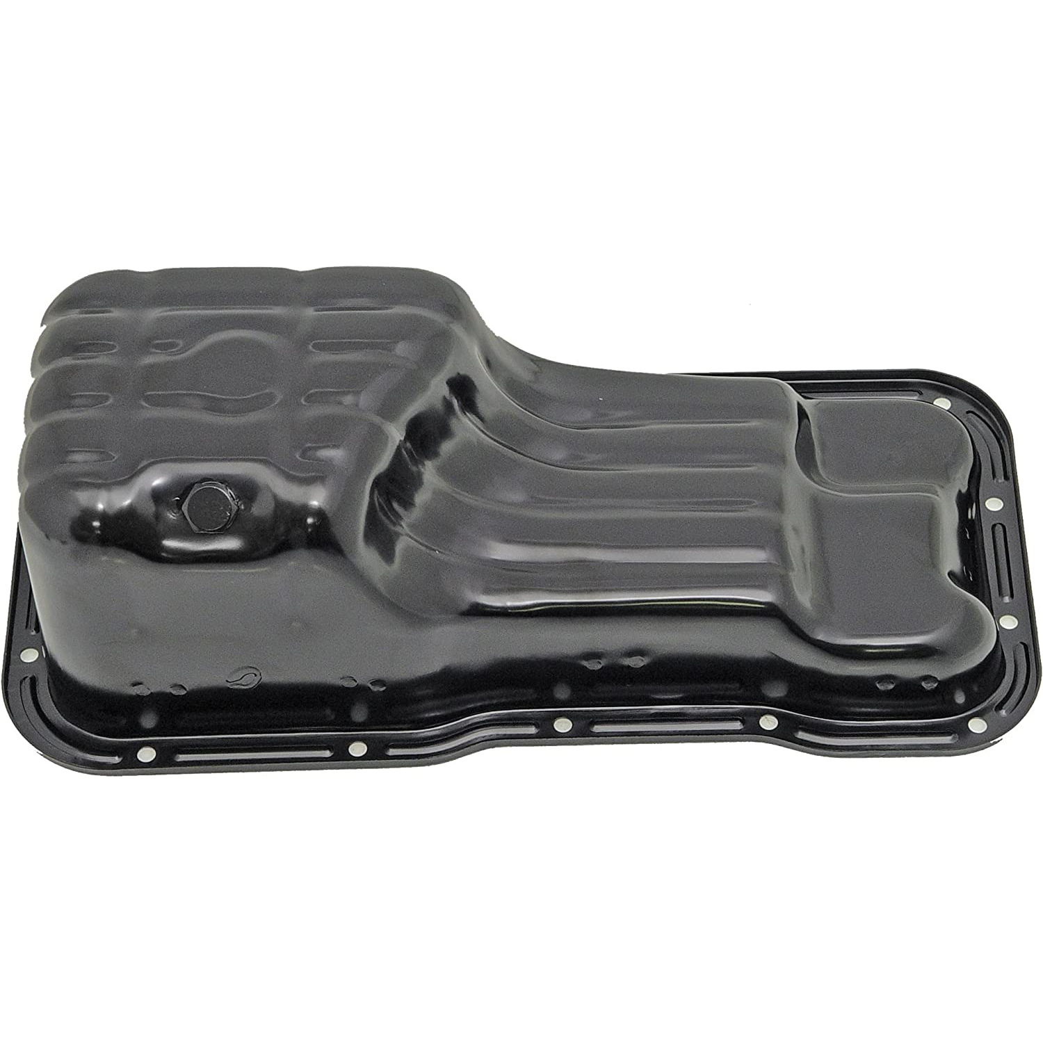 264-500 Steel Oil Pan, OE Solutions Series - Dorman 264-500 Engine Oil Pan Compatible with Select Nissan Models - Dorman Oil Pan 264-500 - Engine Oil Pan: Direct Fit, Steel, Rear Sump - OIL PAN - Engine Oil Pan - Oil Sump - Crankcase Assembly - Oil pan leaking? This engine oil pan is precision-engineered to match the original equipment pan on specific vehicle years, makes and models for a reliable replacement. - Nissan 2017-89